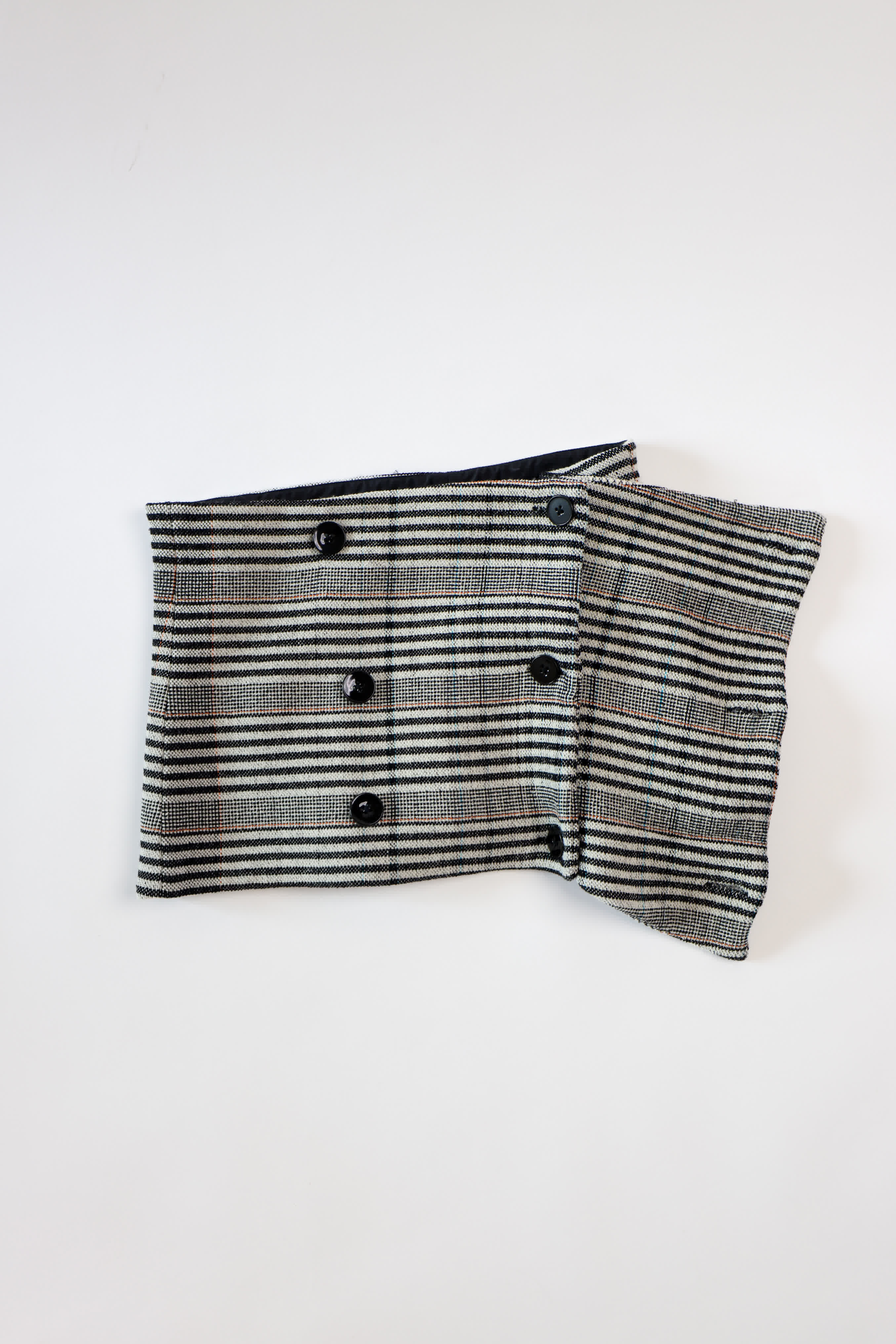 Jil Sander Tweed Strapless Top