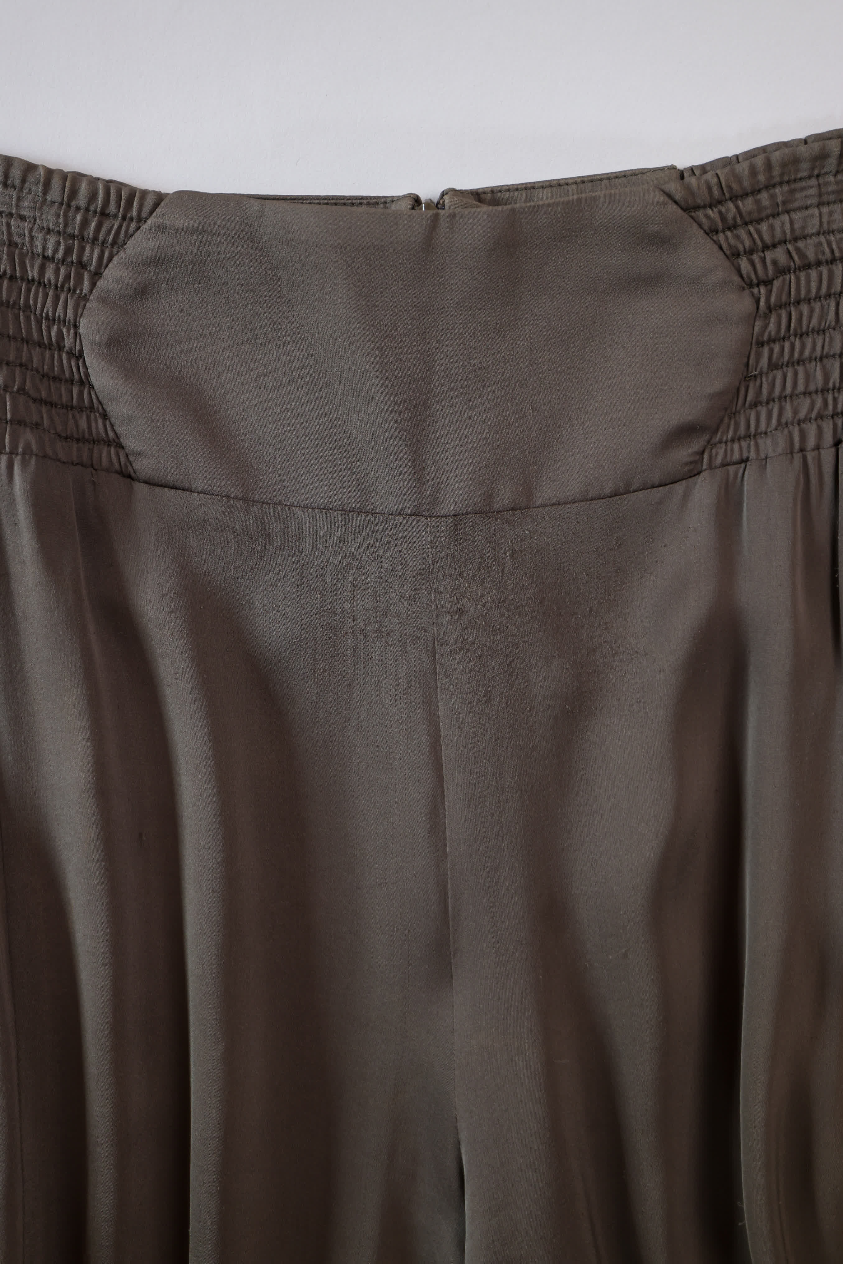 Giorgio Armani Silk Tube Pants