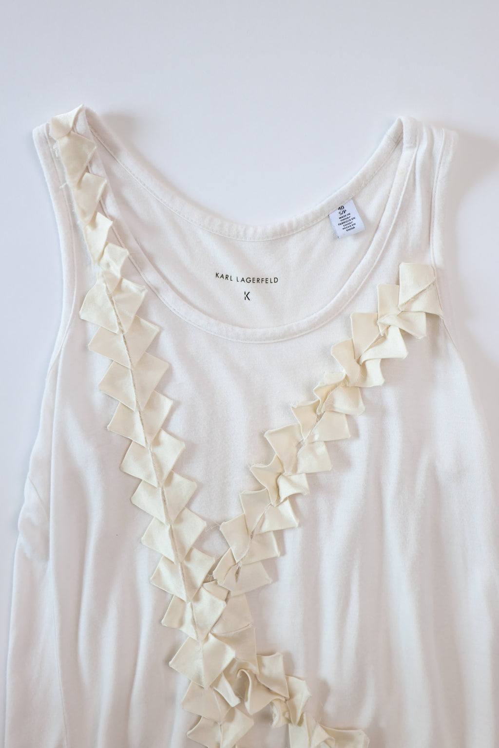 Karl Lagerfeld Logo Graphic Tank Top