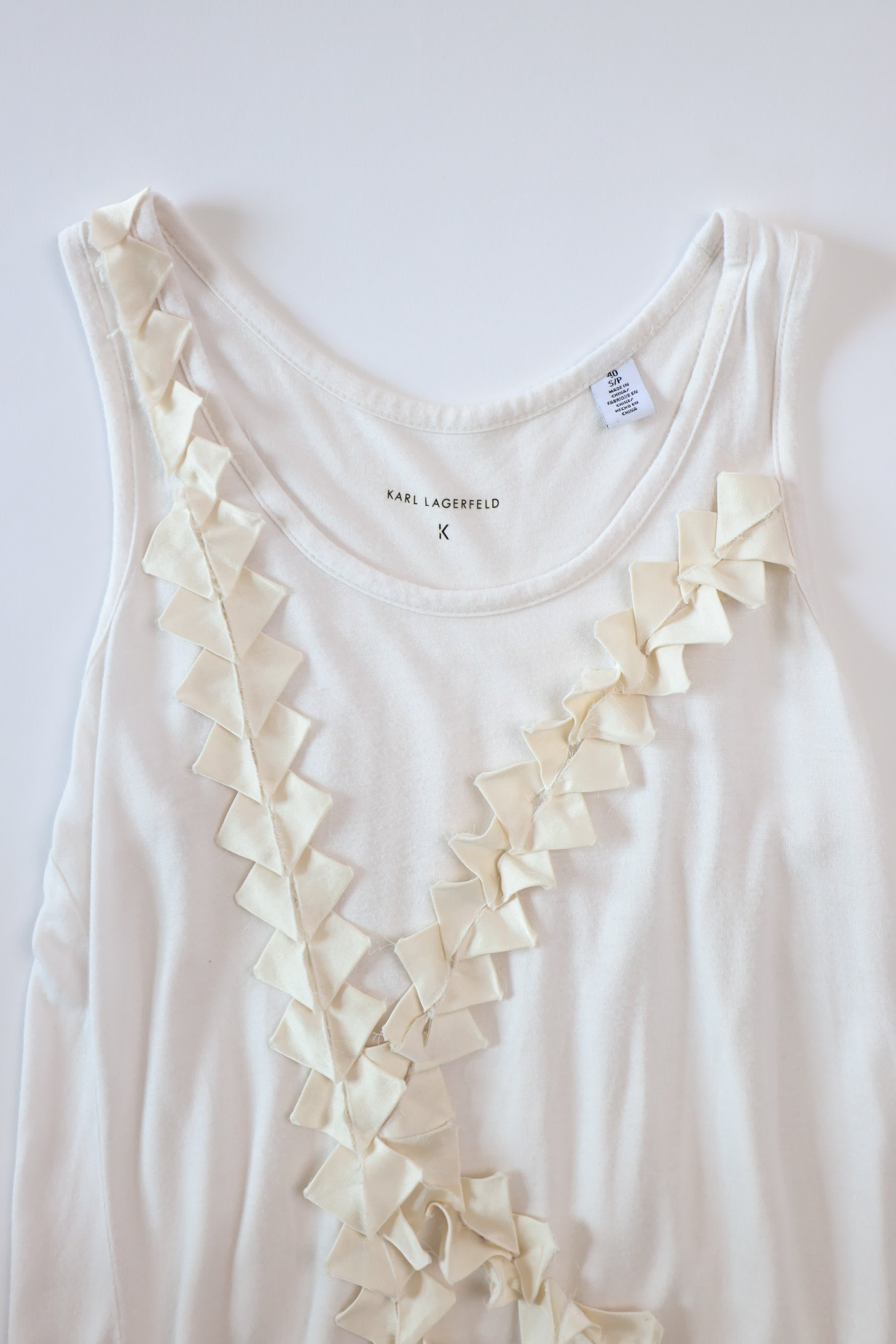 Karl Lagerfeld Logo Graphic Tank Top