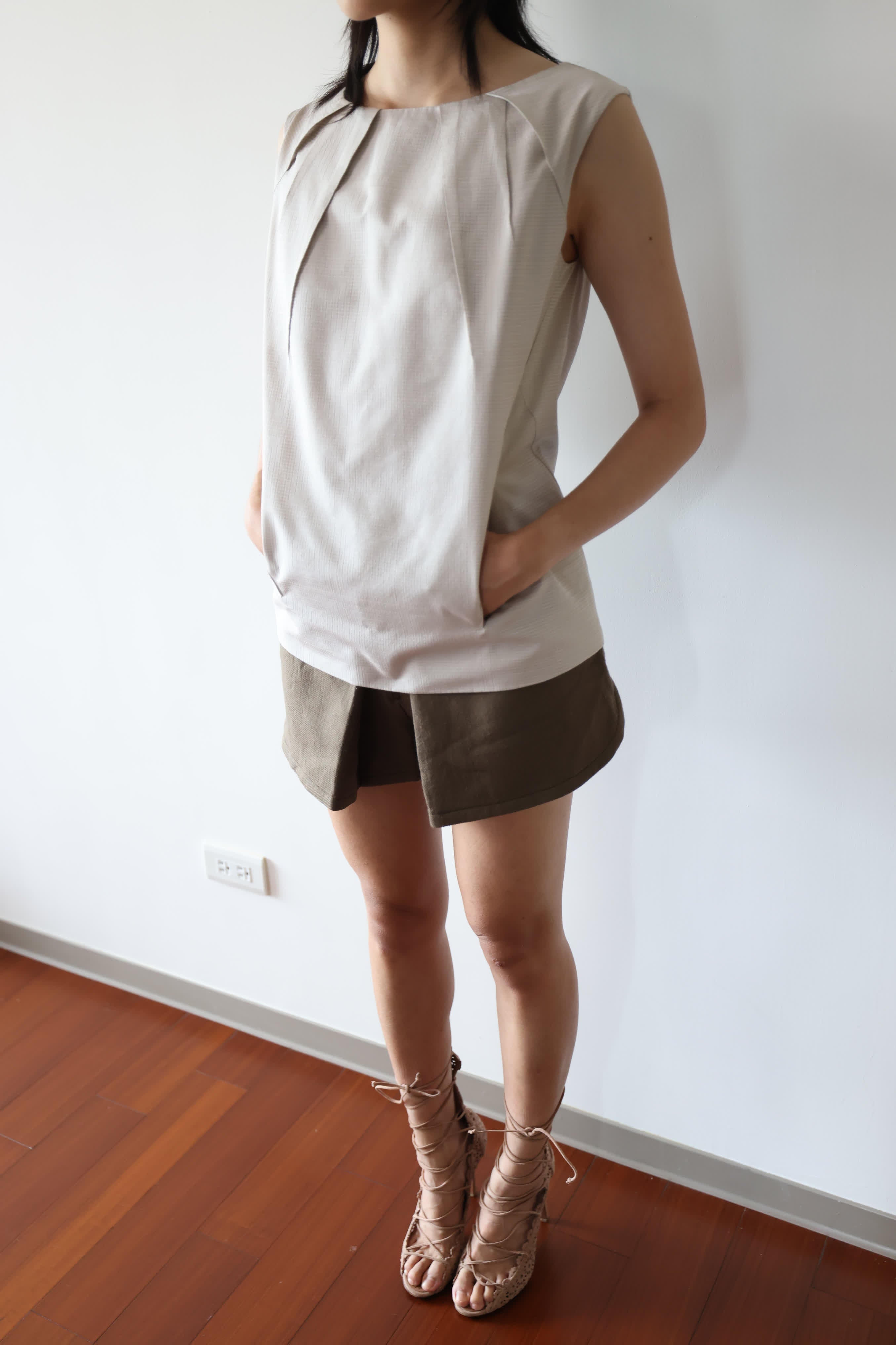 Calvin Klein Minimalist Pocket Sleeveless Top
