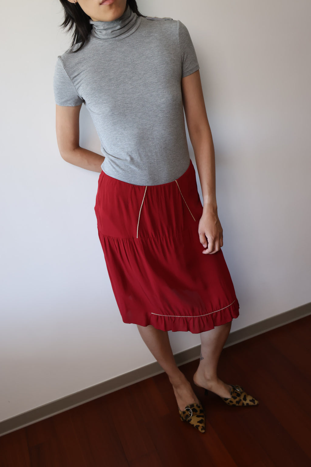 Marni Red Skirt