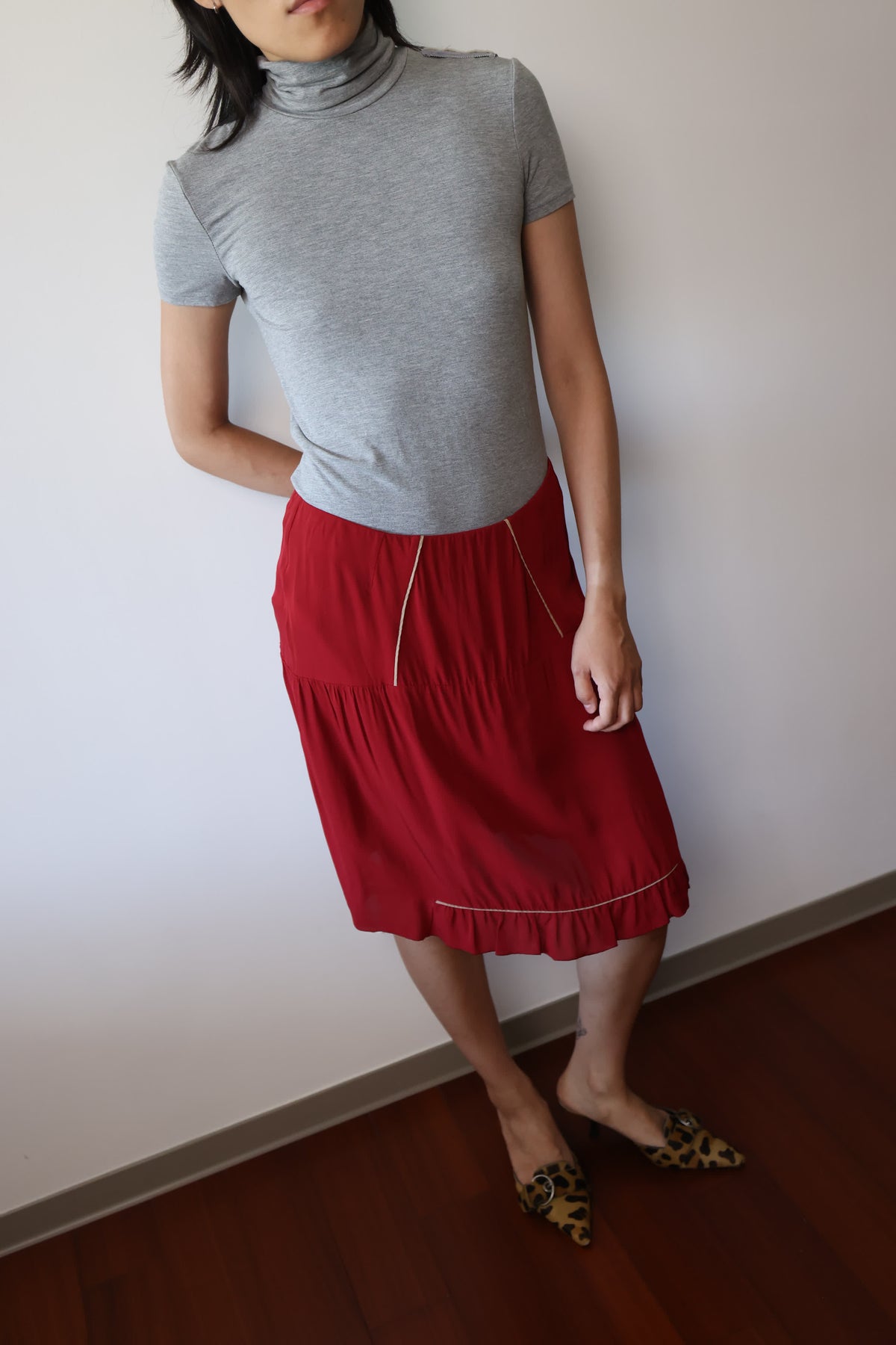 Marni Red Skirt