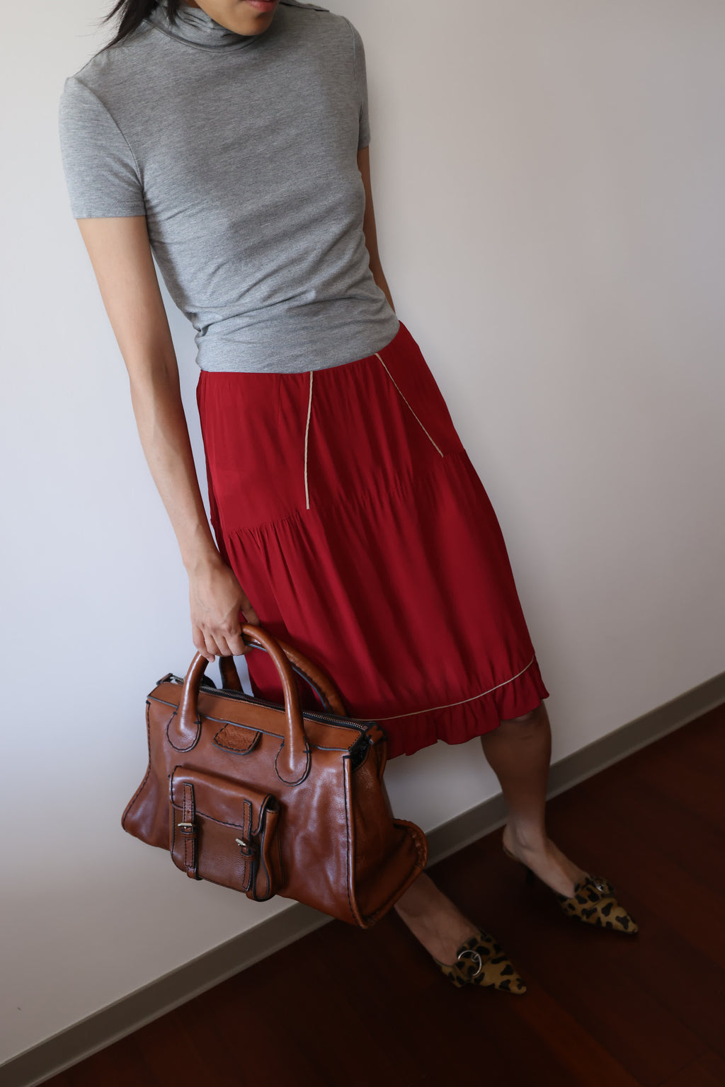 Marni Red Skirt