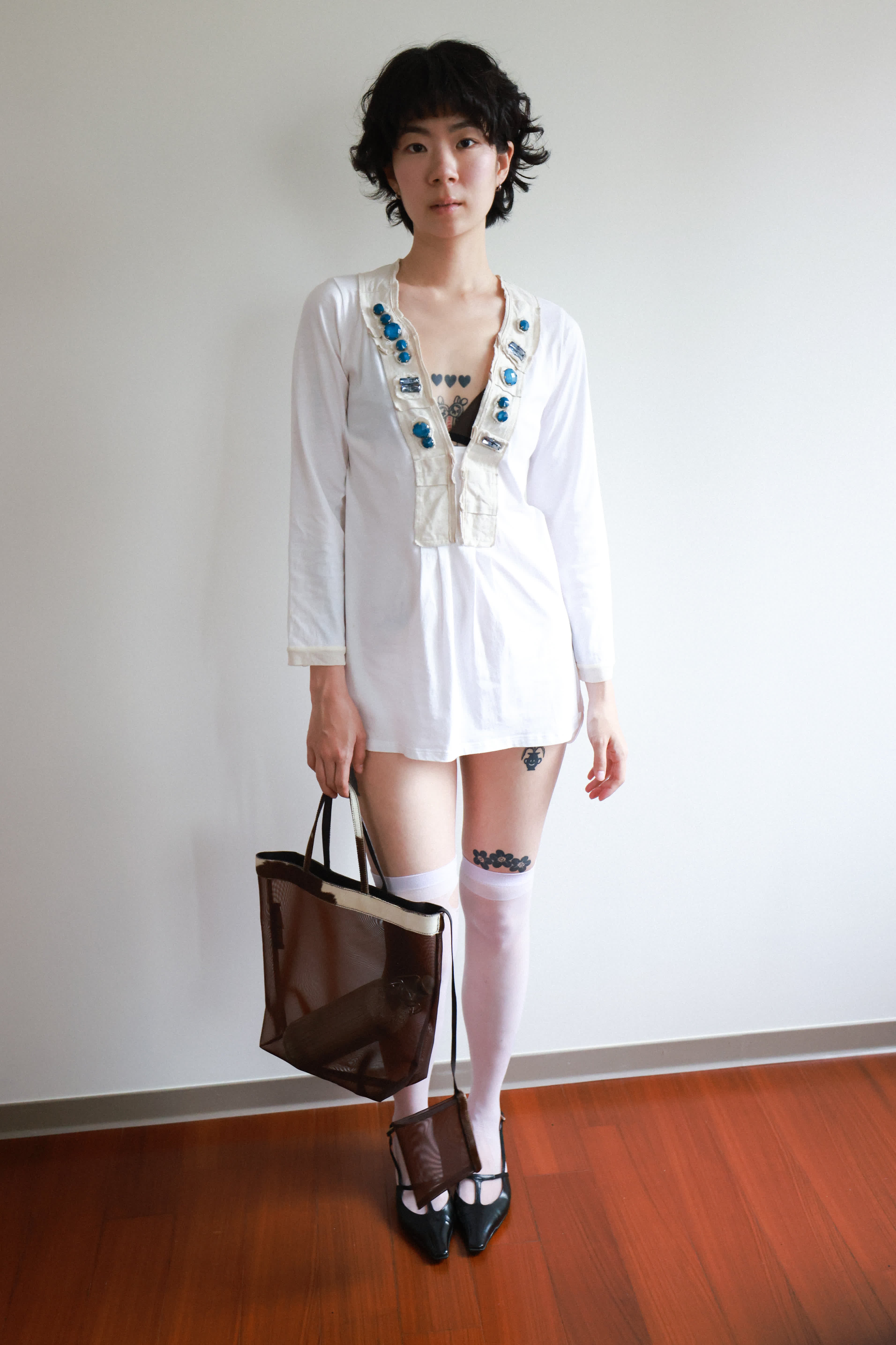 MIU MIU 1998 SS Collection - MESH COW BAG