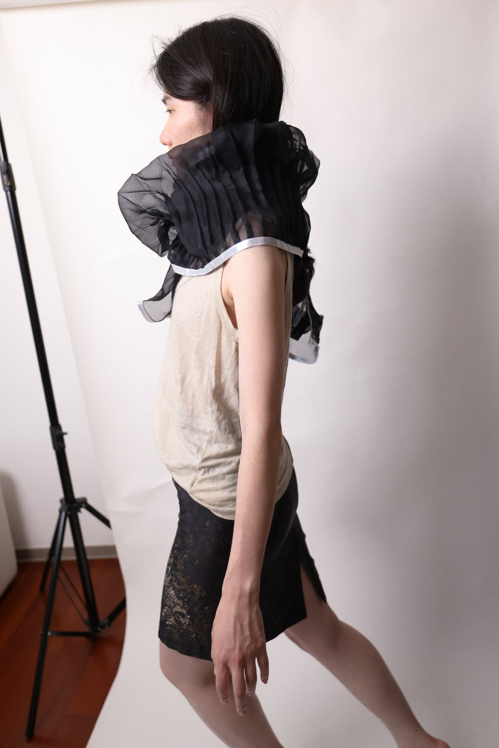 Armani Silk Structure Scarf