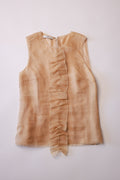 PRADA 2002 SS Collection - Beige Silk Blouse