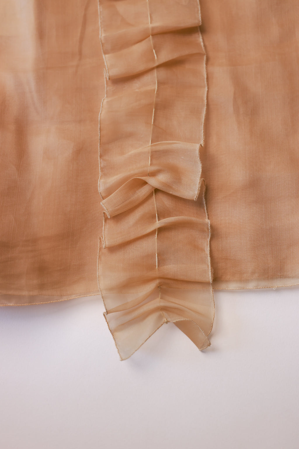 PRADA 2002 SS Collection - Beige Silk Blouse