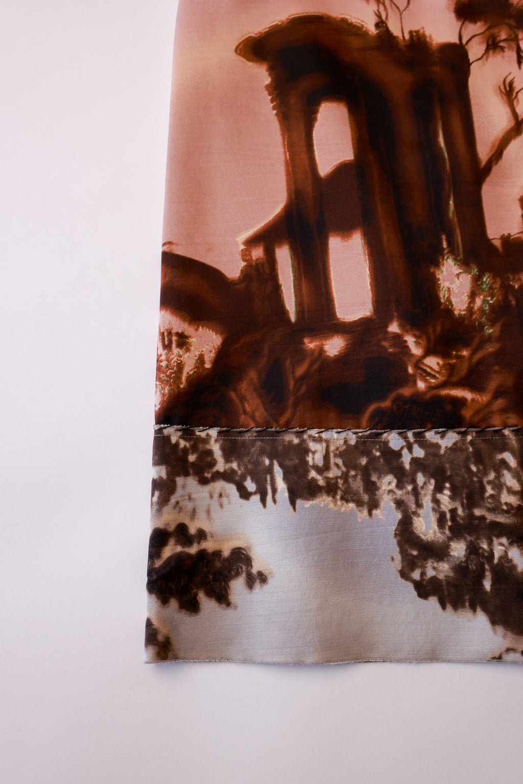 PRADA 2004 FW Collection - Scenic Paint Skirt