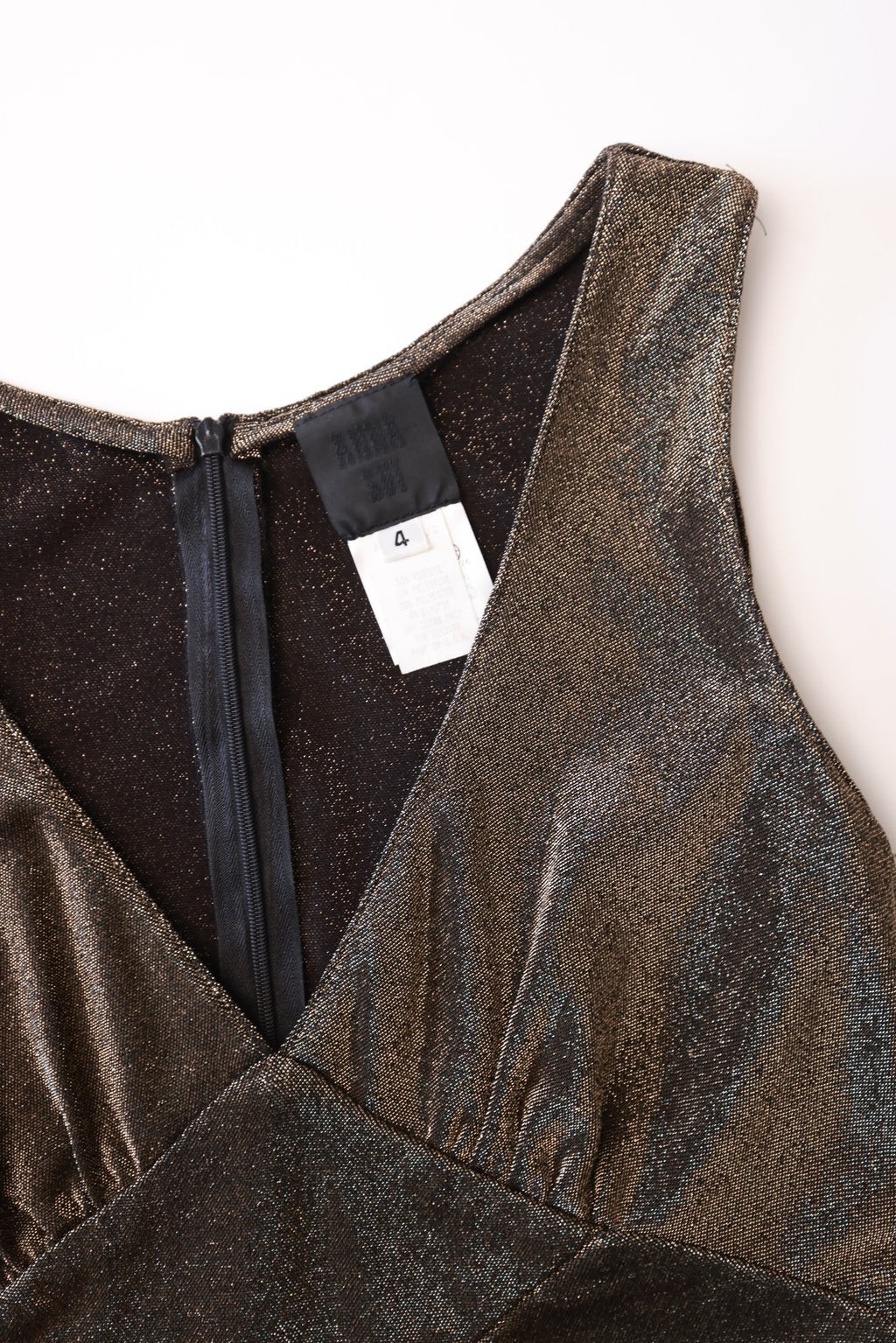 Anna Sui Metallic Lurex Shimmer Dress