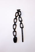 Leather Belt with Round Ring Buckle