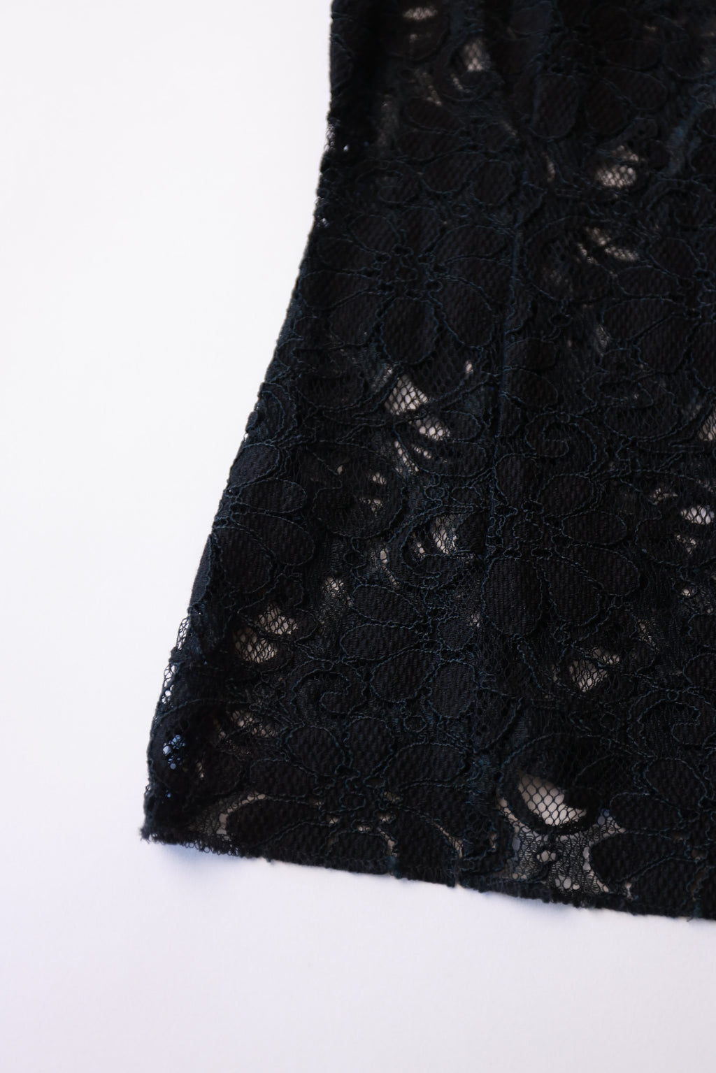 Dolce & Gabbana Black Sheer Lace Sleeveless Top