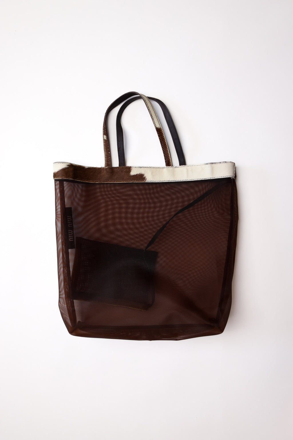 MIU MIU 1998 SS Collection - MESH COW BAG