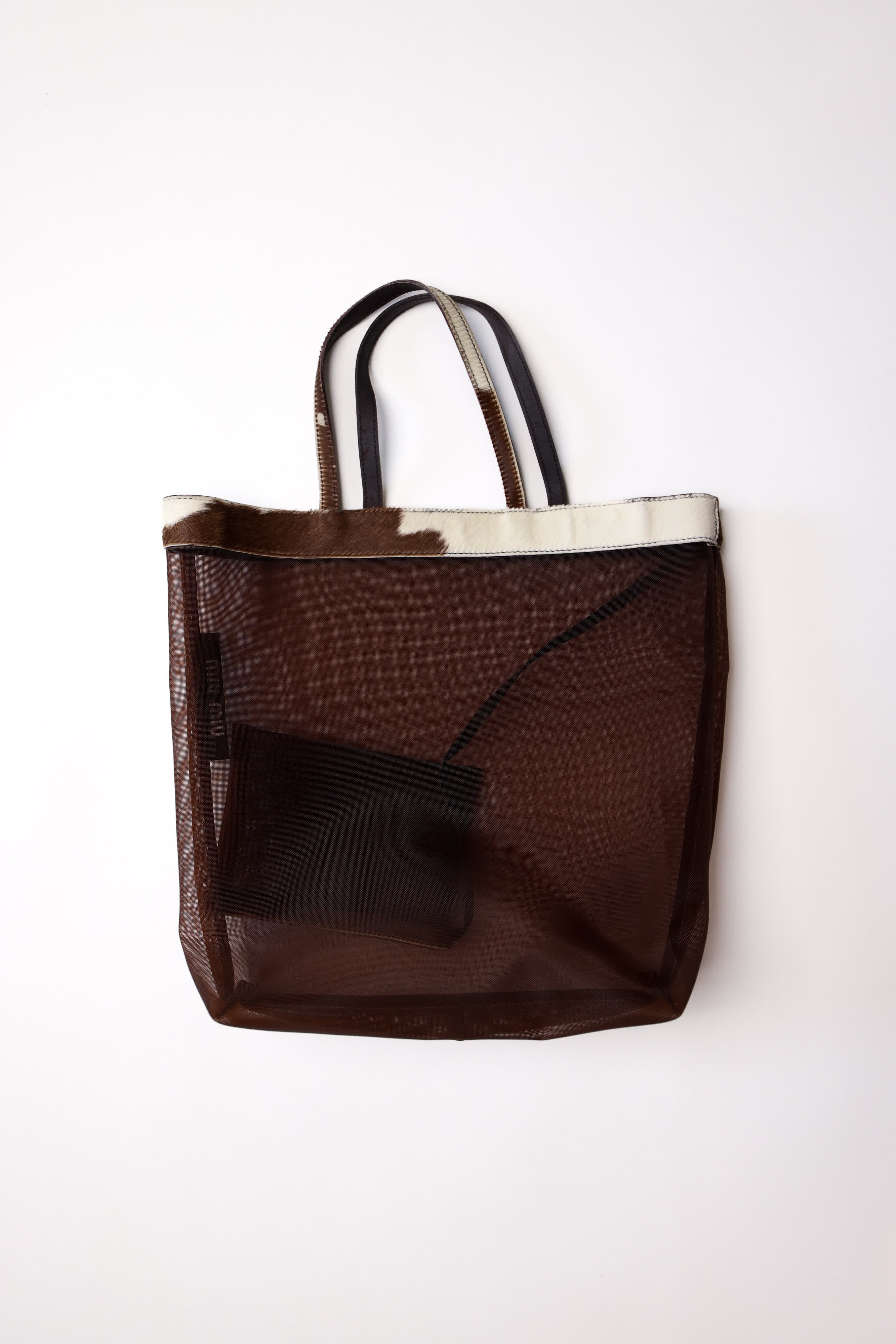 MIU MIU 1998 SS Collection - MESH COW BAG