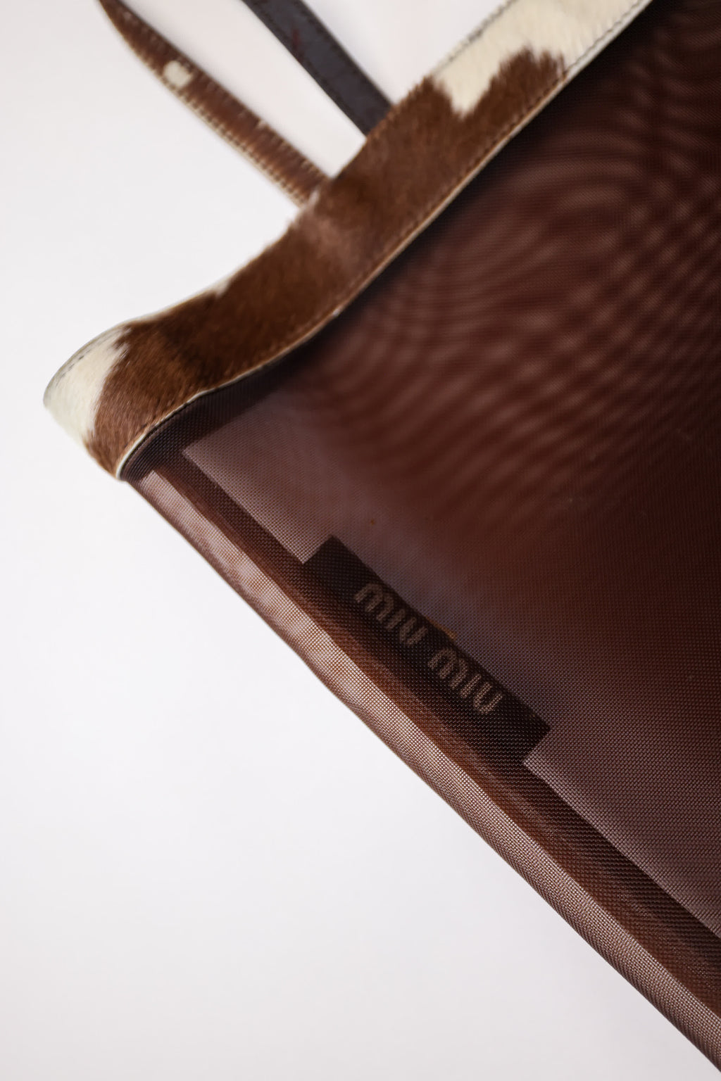 MIU MIU 1998 SS Collection - MESH COW BAG