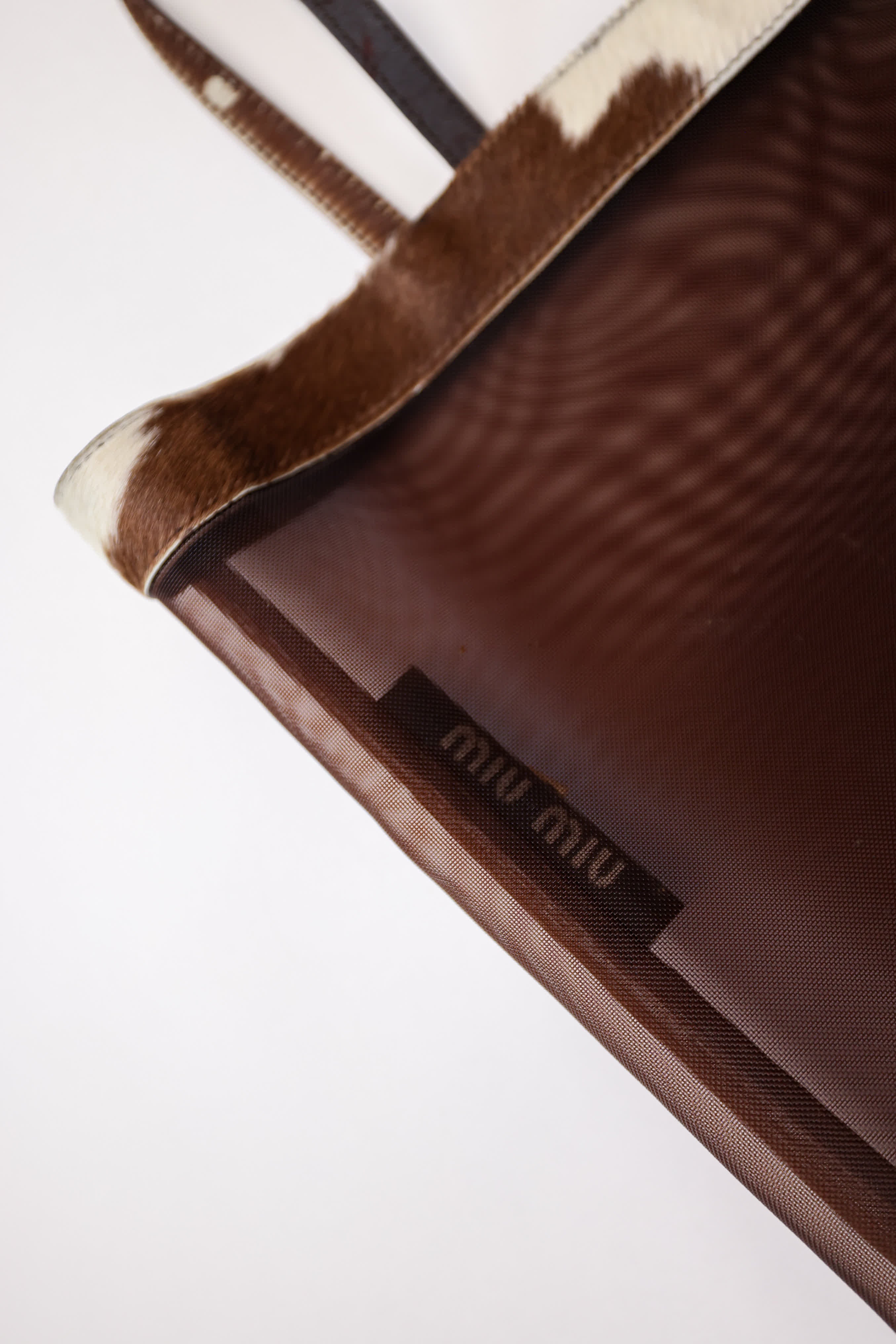 MIU MIU 1998 SS Collection - MESH COW BAG