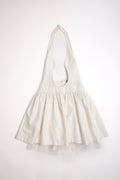 SYST Off-White Halter Neck Tulle Tulle Dress