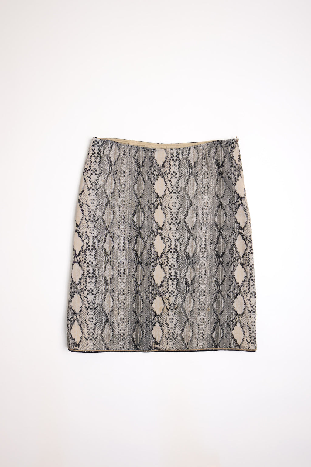 Max Mara Snake-Print Pencil Skirt