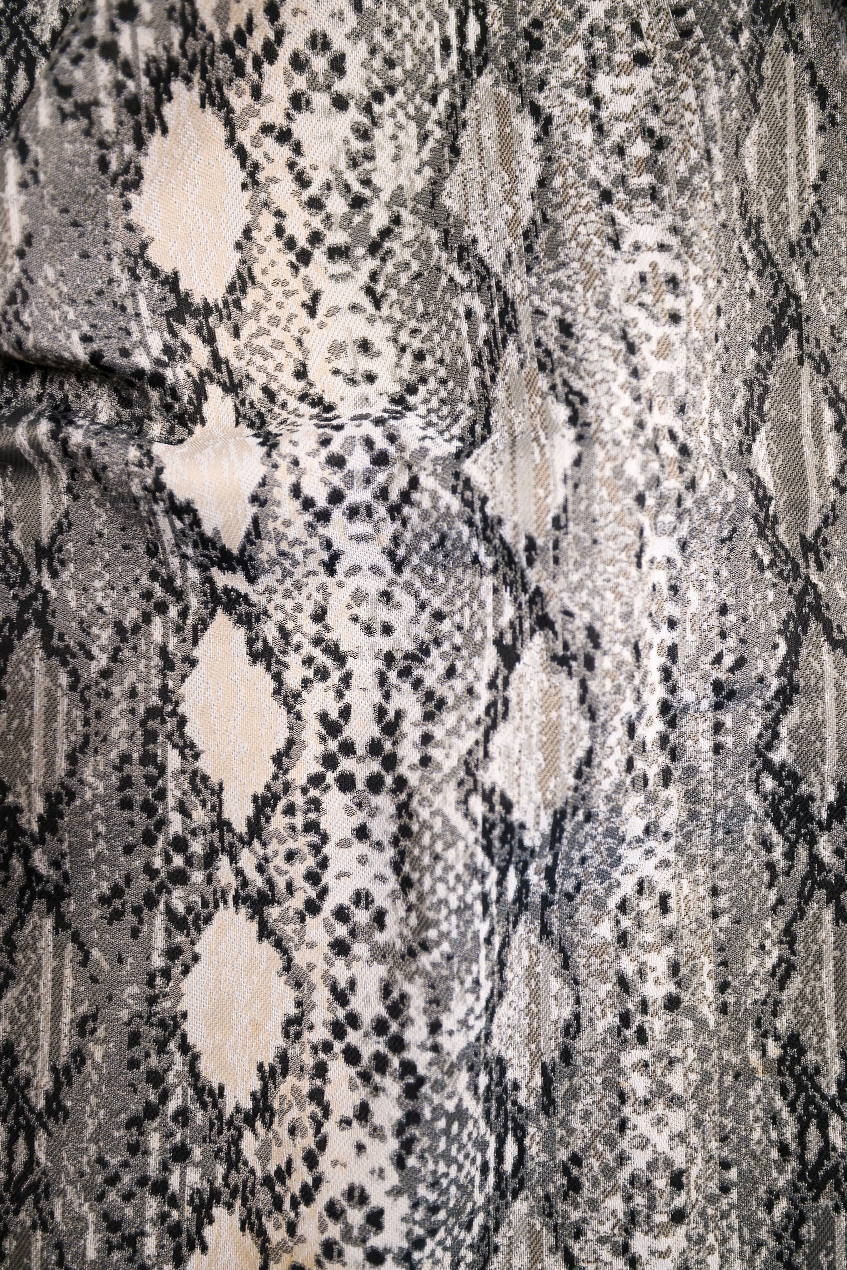 Max Mara Snake-Print Pencil Skirt