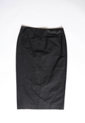 Gucci Black Midi Skirt with Belt