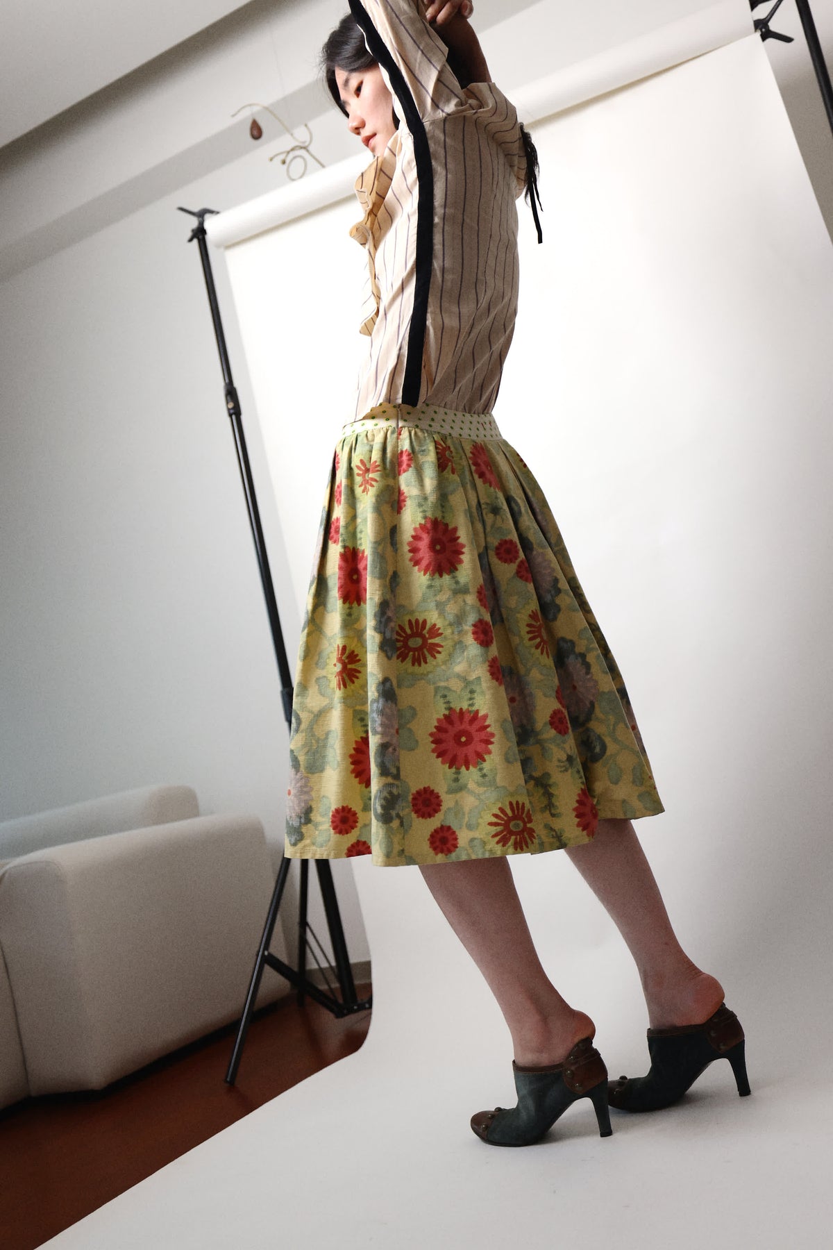 Antonio Marras Floral Print A Skirt