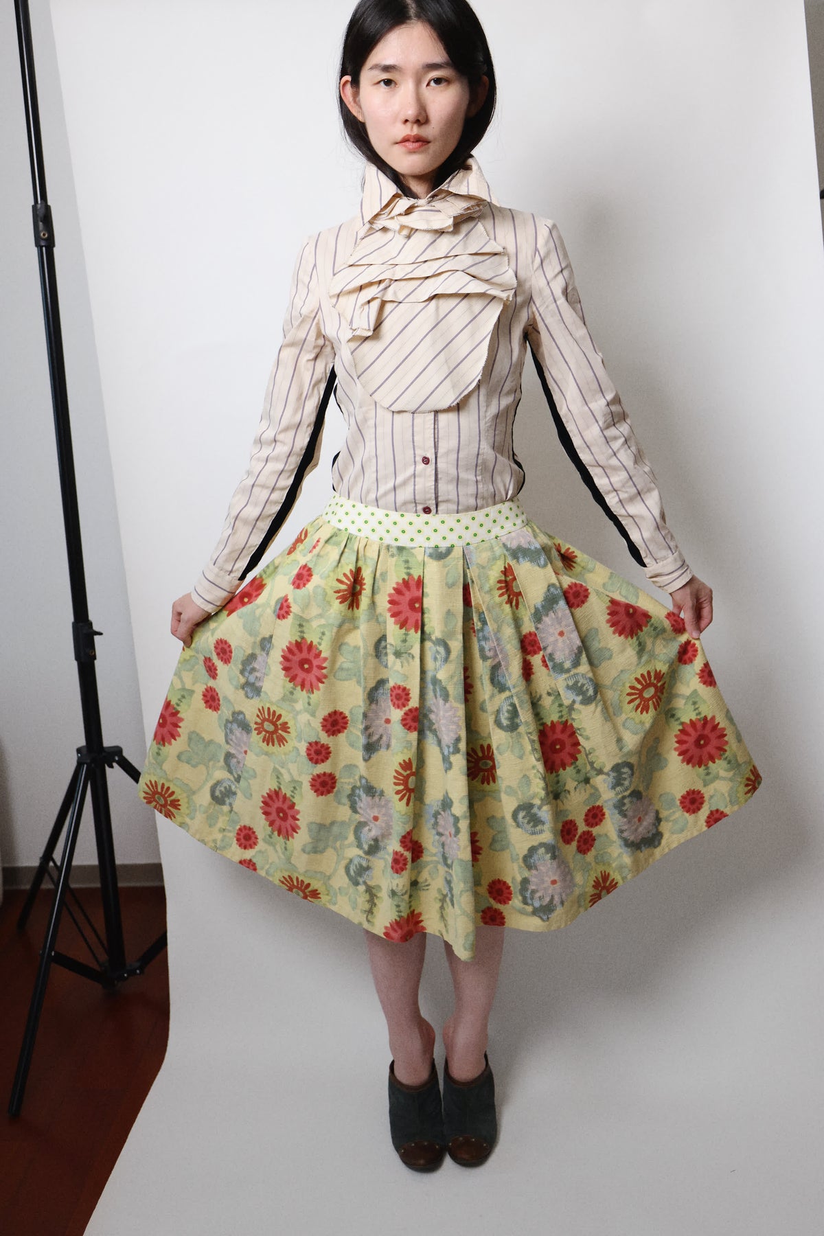 Antonio Marras Floral Print A Skirt