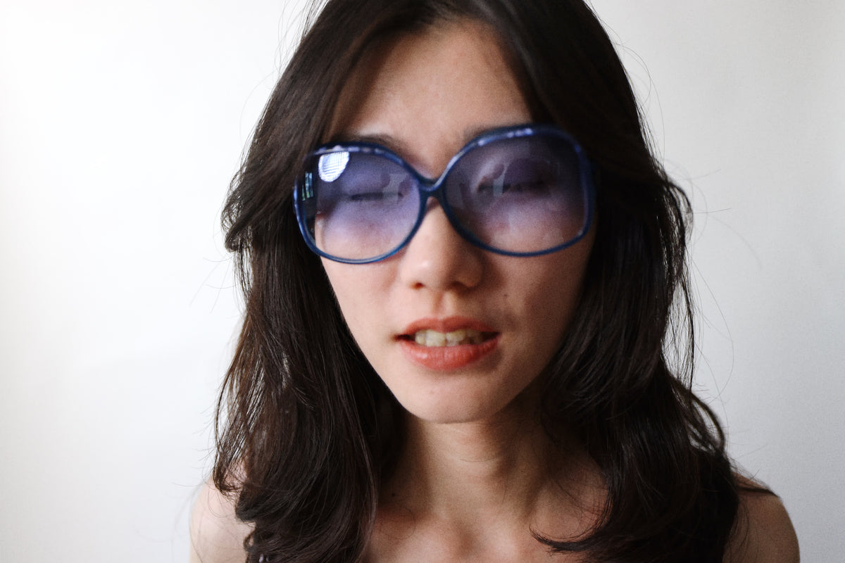 YSL Blue Sunglass