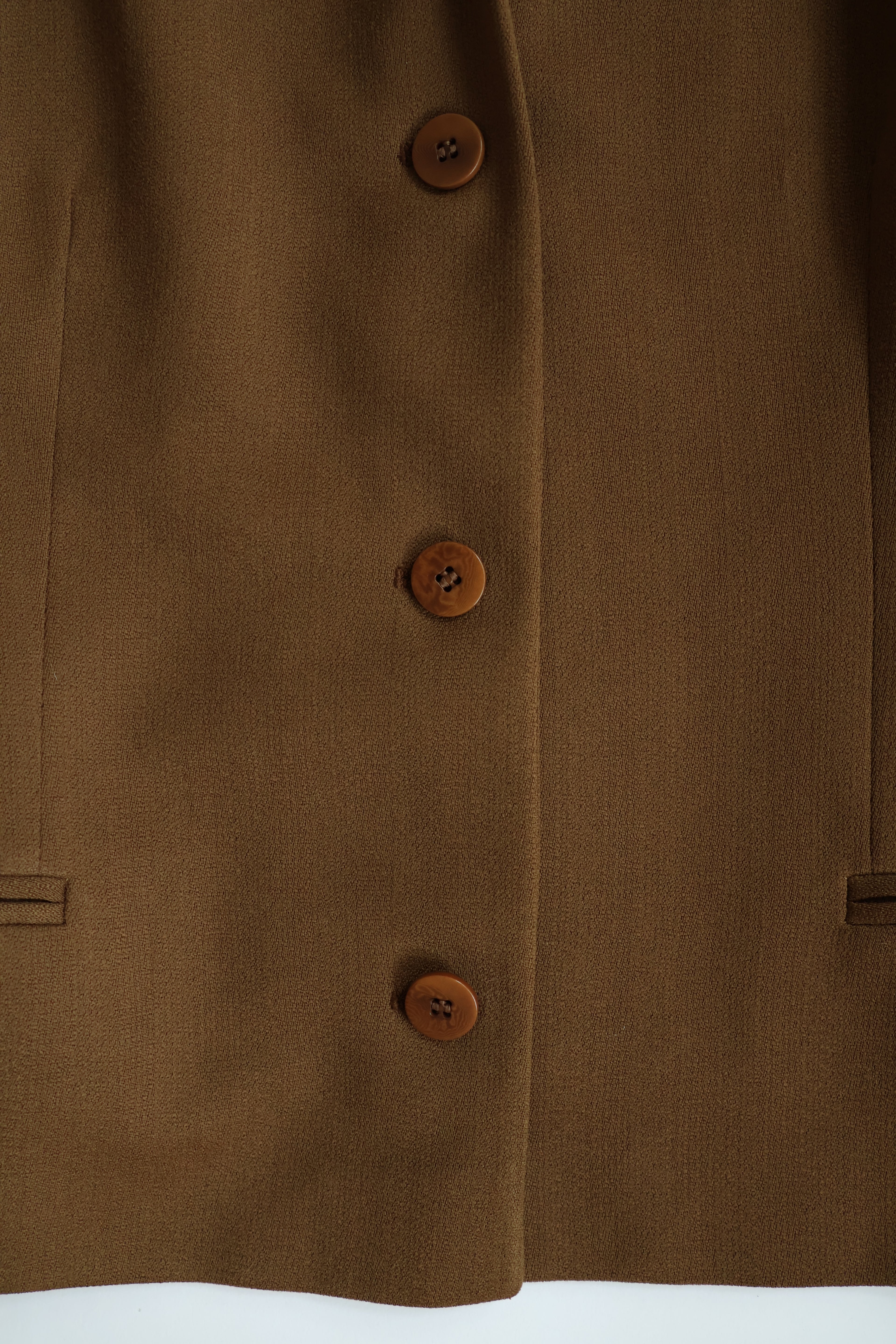 MANI Coffee Wool Blazer