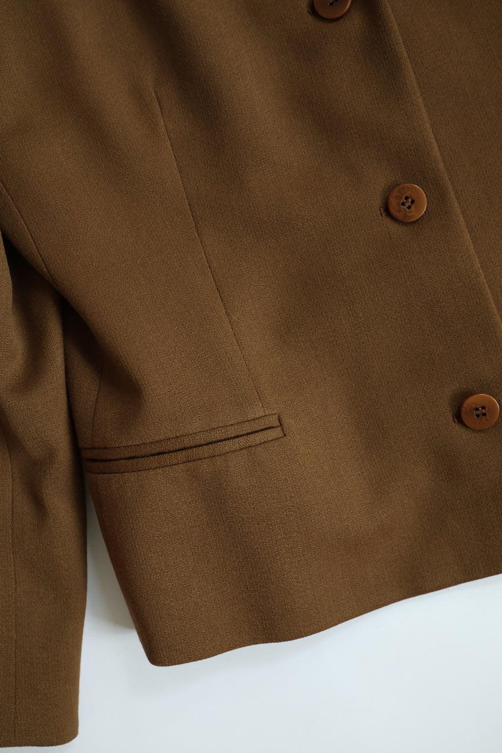 MANI Coffee Wool Blazer