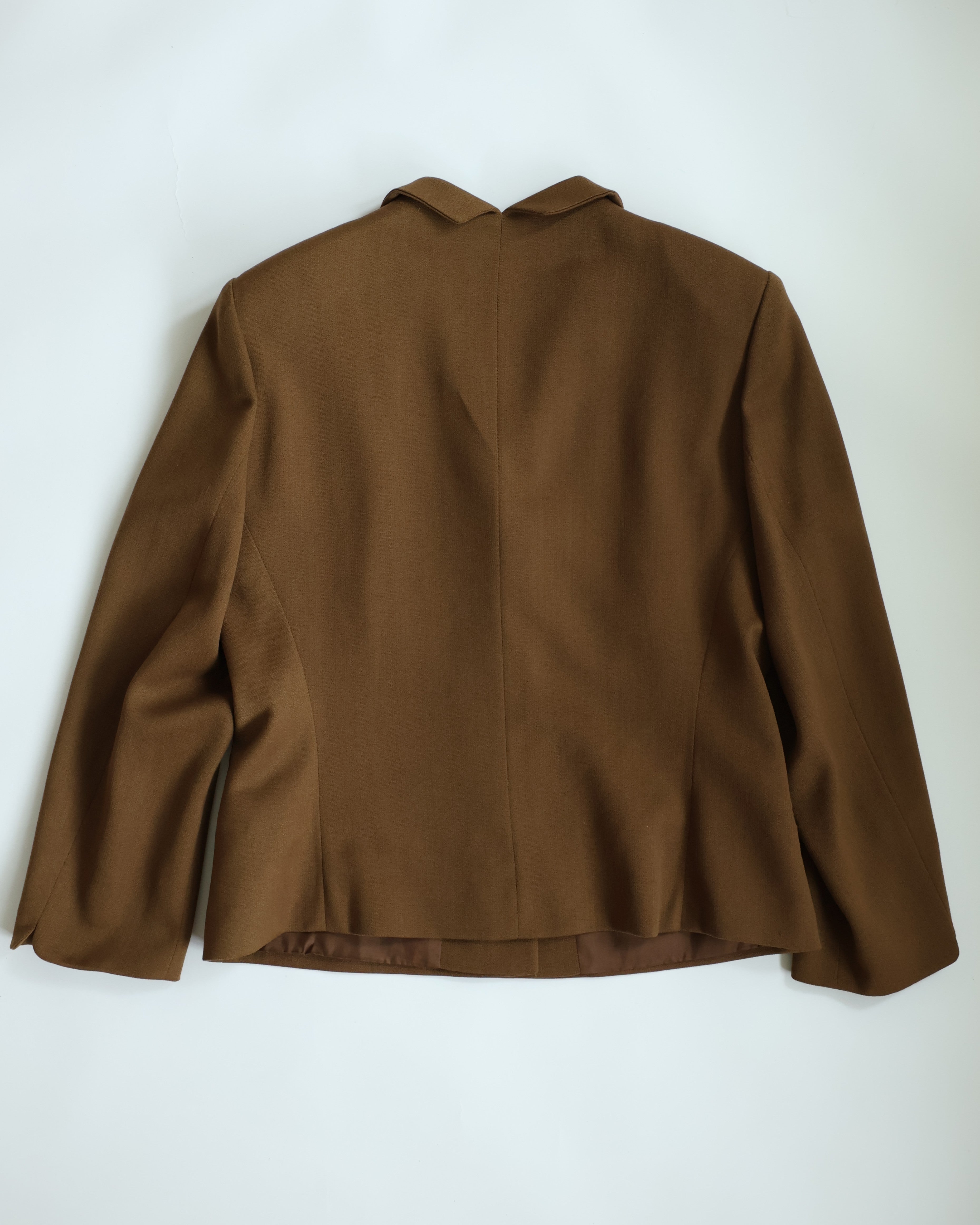 MANI Coffee Wool Blazer