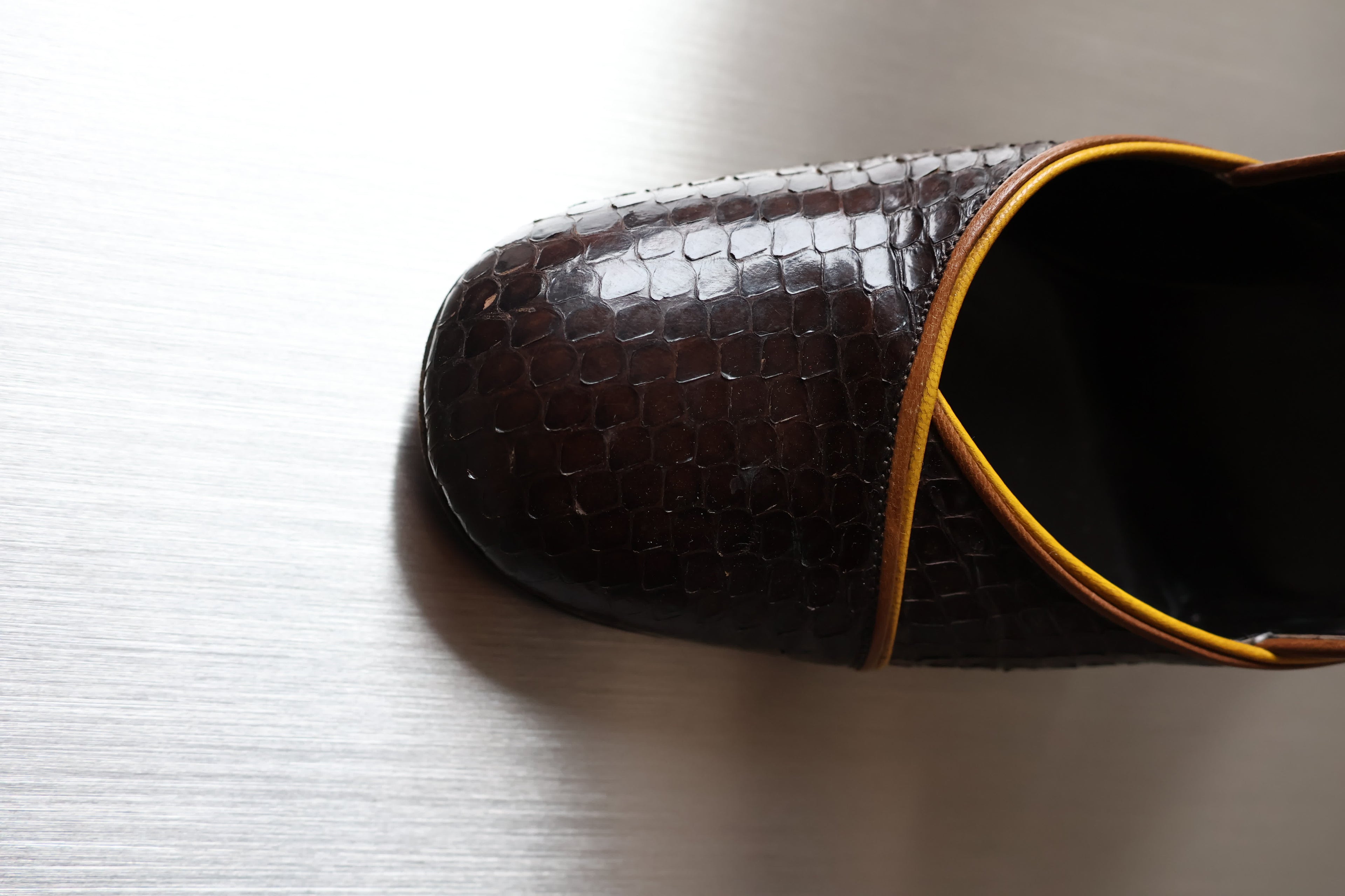 Miu Miu 2000s Collection - Leather Round Head Heel