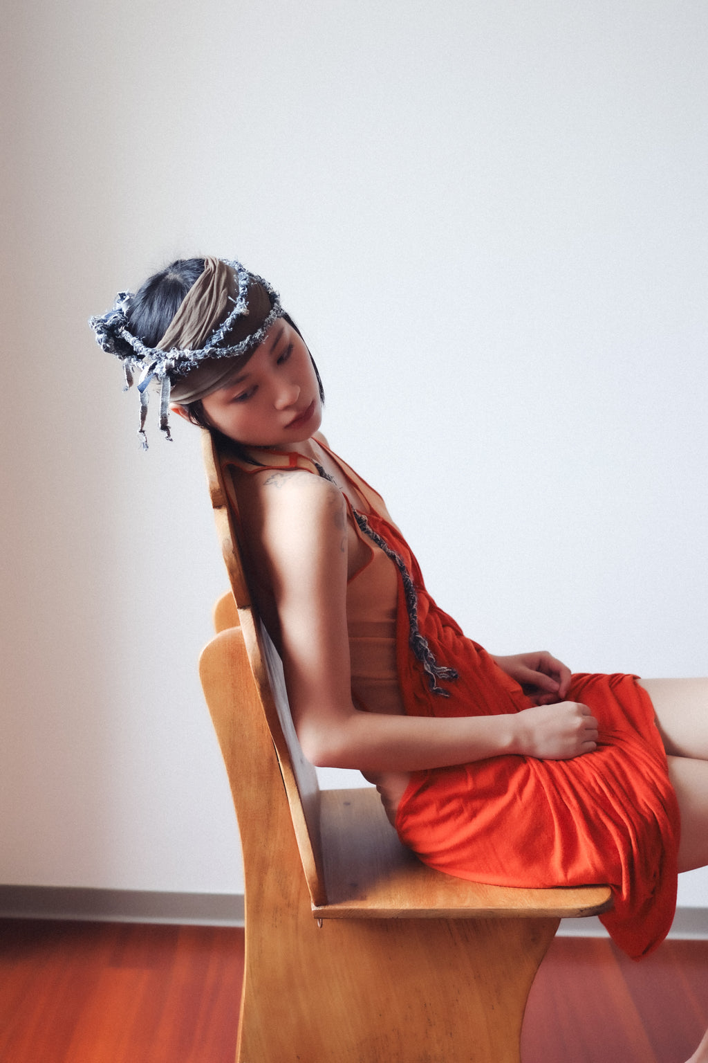 Jean Paul Gaultier Femme 00s Draped Dress