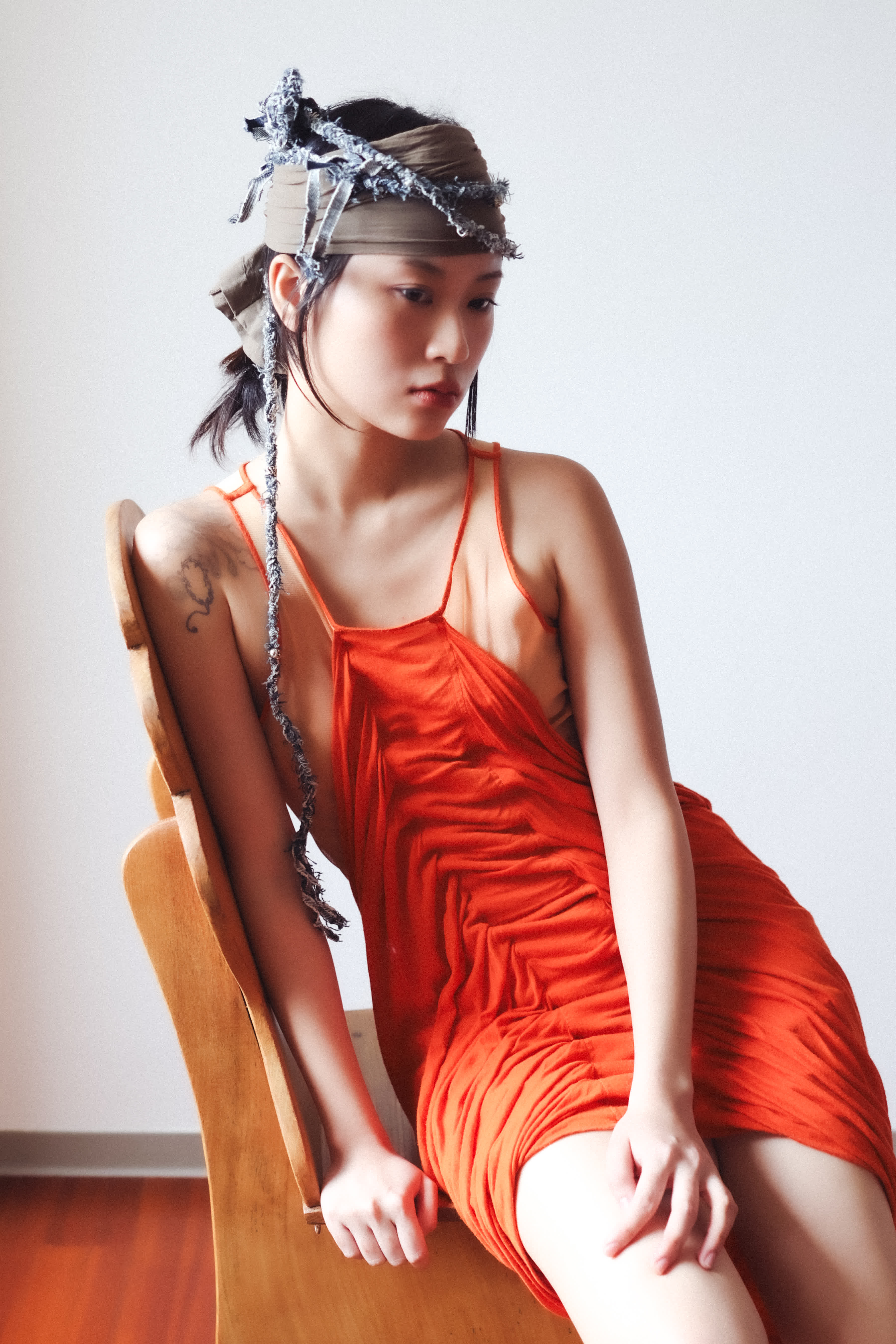 Jean Paul Gaultier Femme 00s Draped Dress