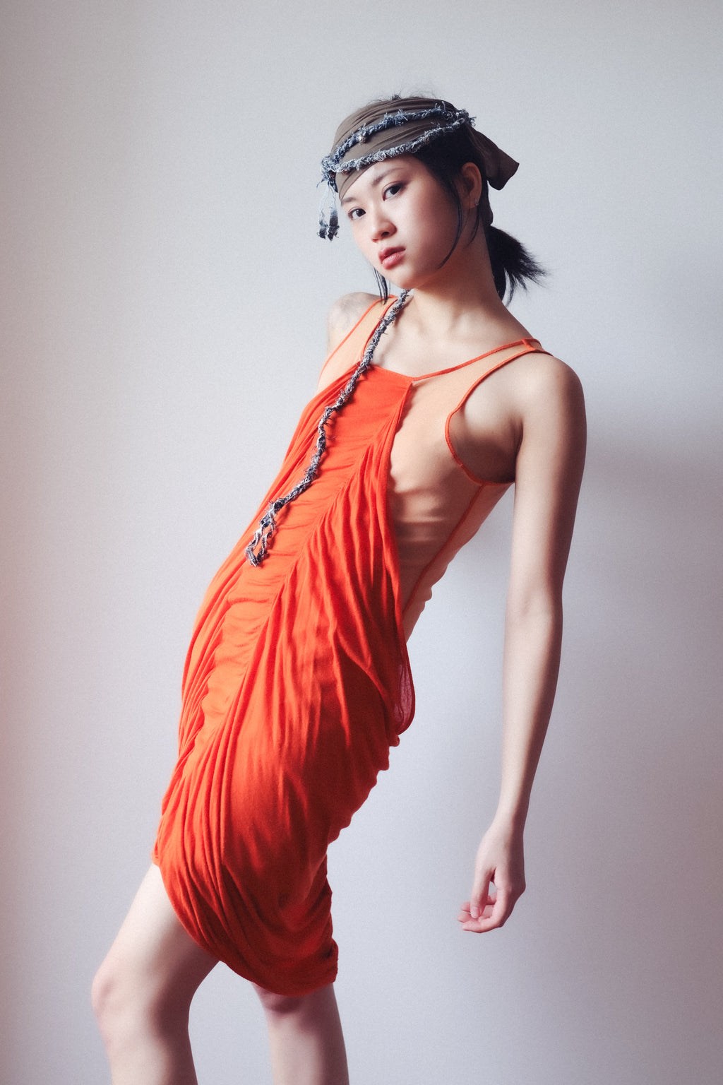 Jean Paul Gaultier Femme 00s Draped Dress