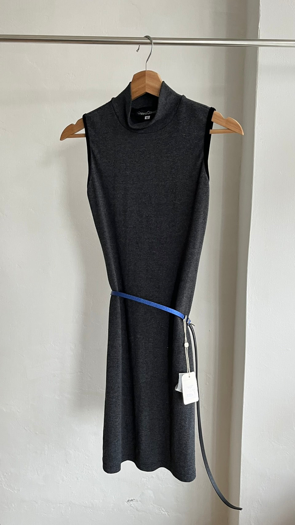 Christina Gavioli Grey Wool Dress