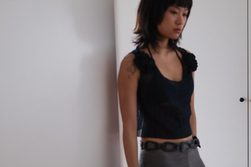 Leather Belt with Round Ring Buckle