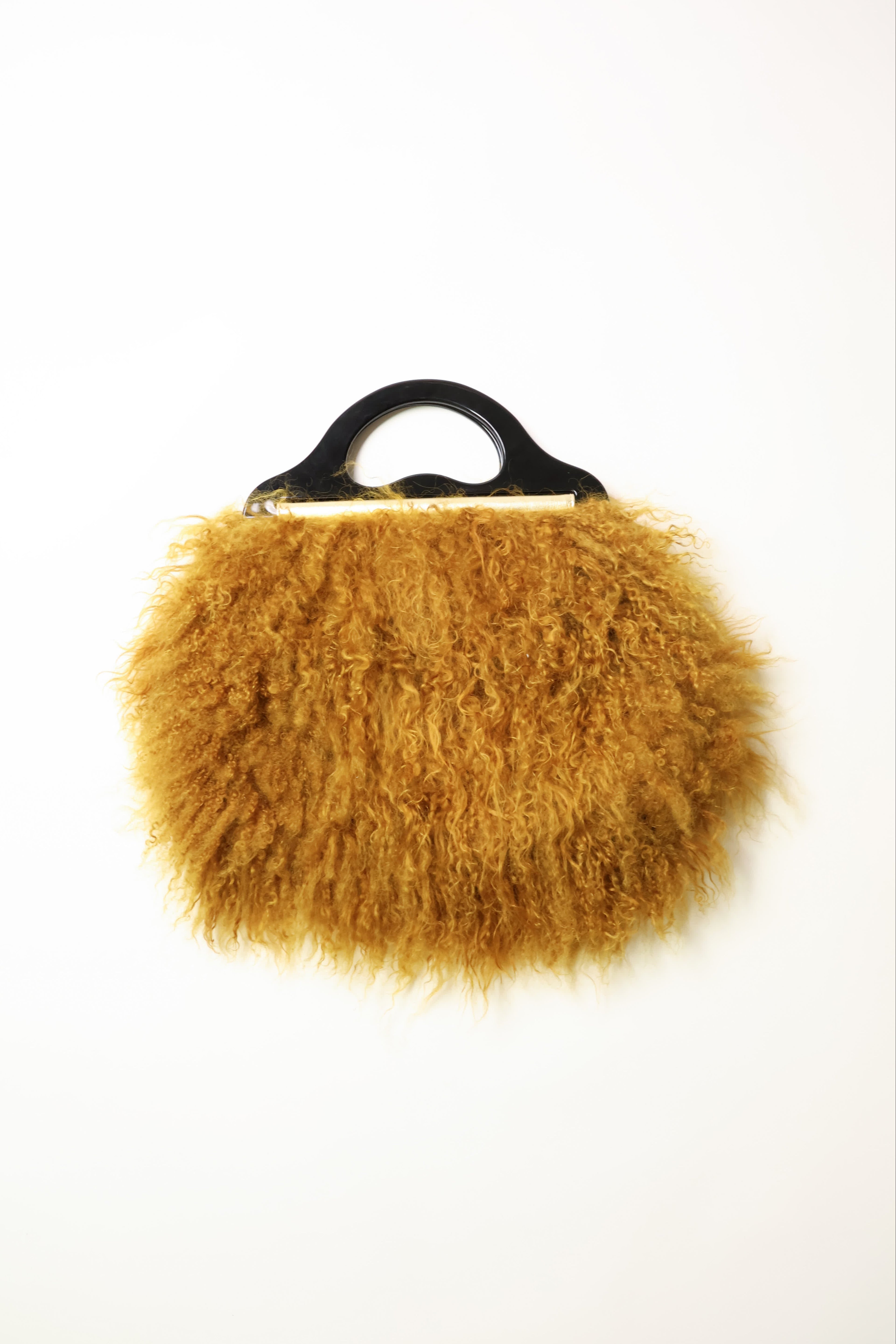 Vivienne Tam Faux-Fur Handle Handbag