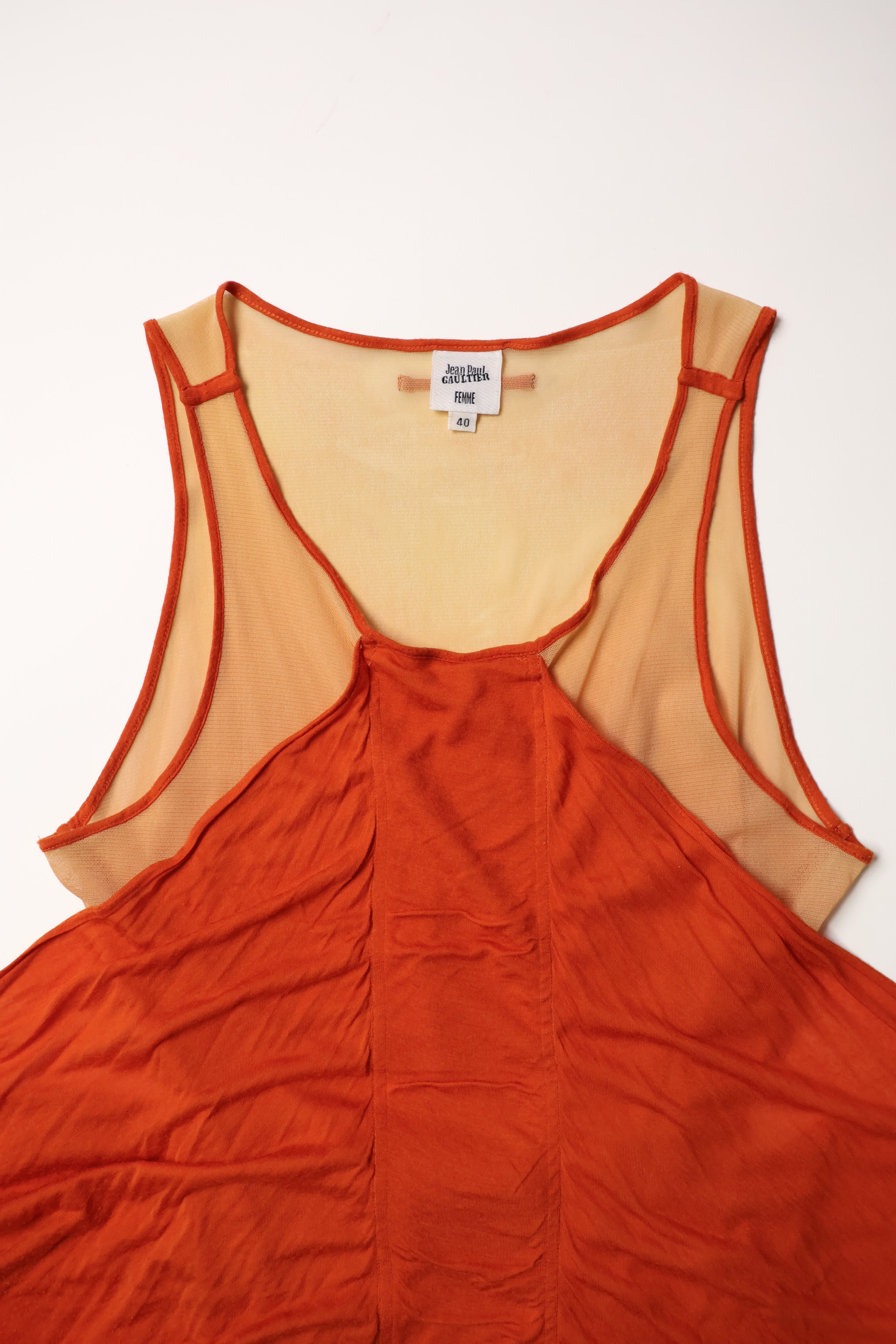 Jean Paul Gaultier Femme 00s Draped Dress
