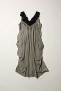 PESDIN KUO Bow-Detailed Draped Dress