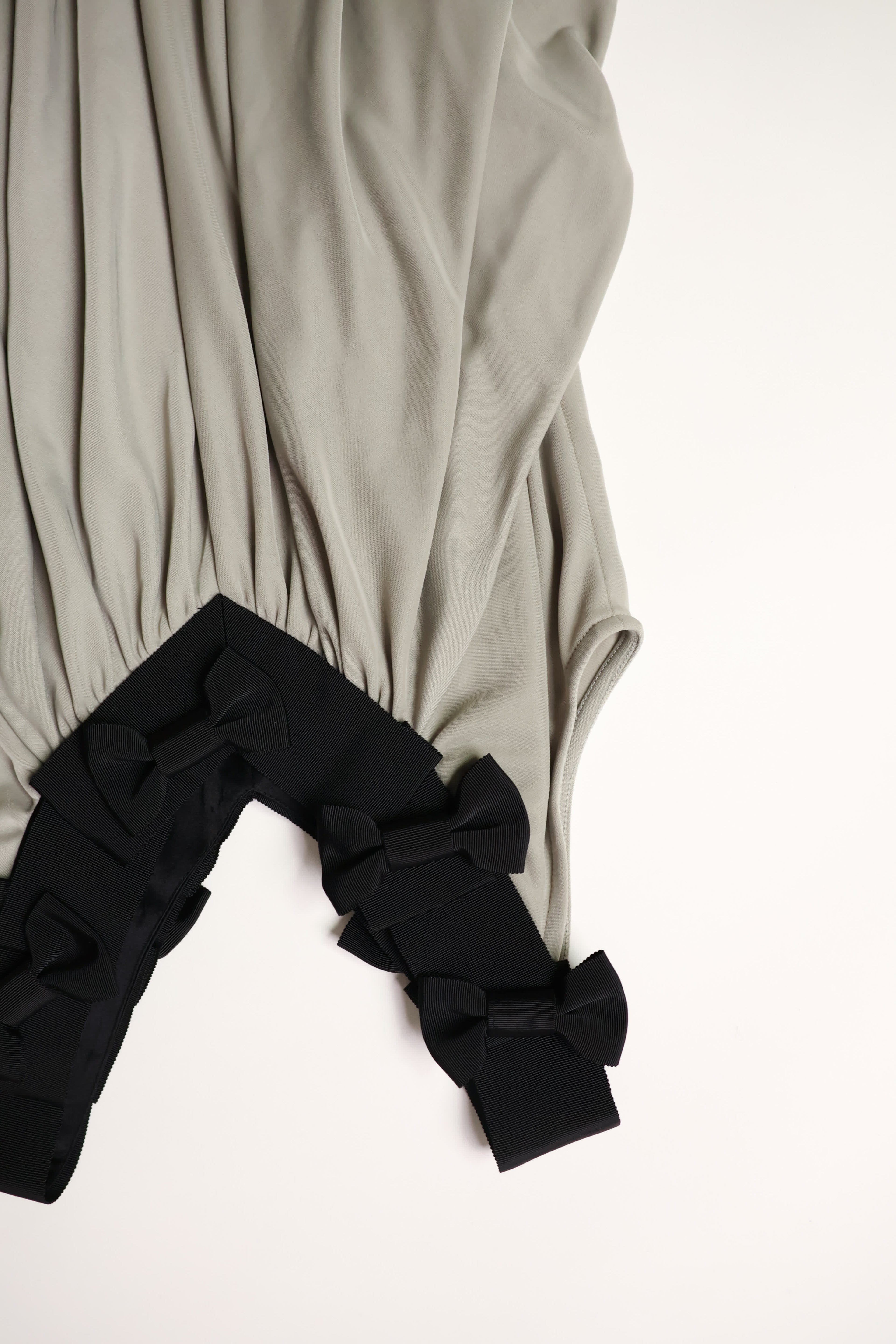 PESDIN KUO Bow-Detailed Draped Dress