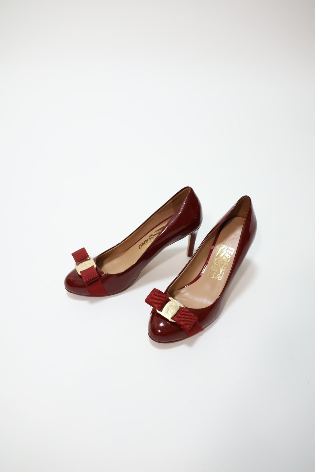Ferragamo Patent Leather Heels