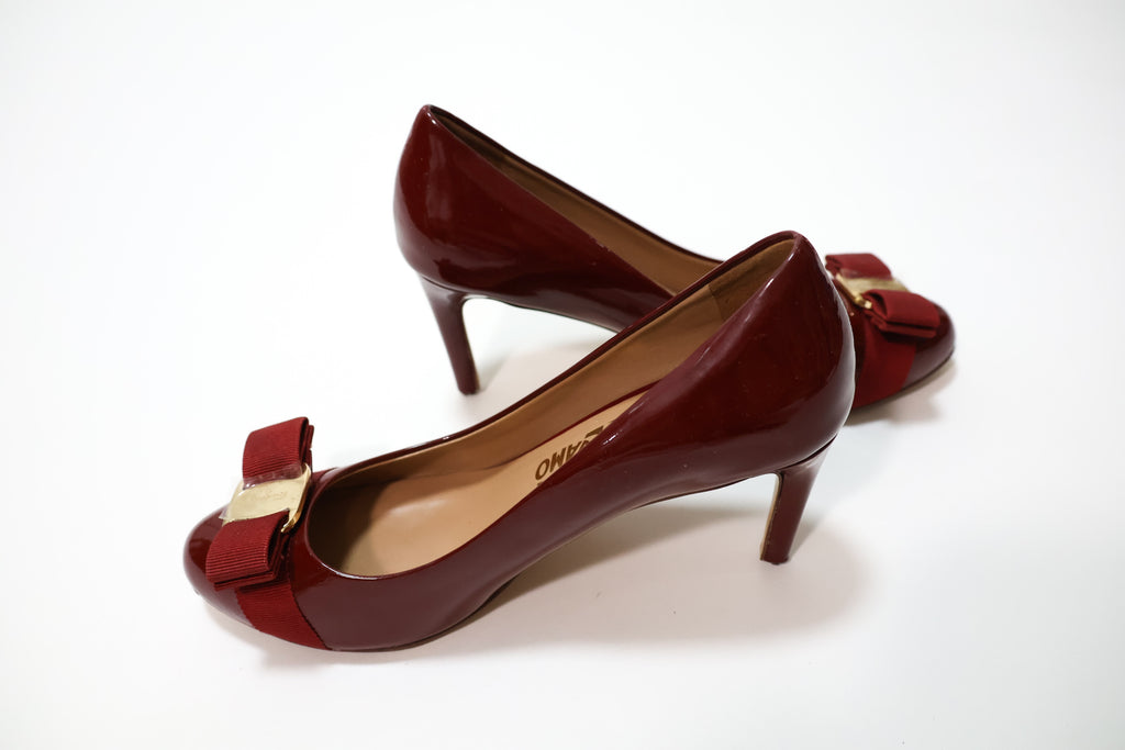 Ferragamo Patent Leather Heels