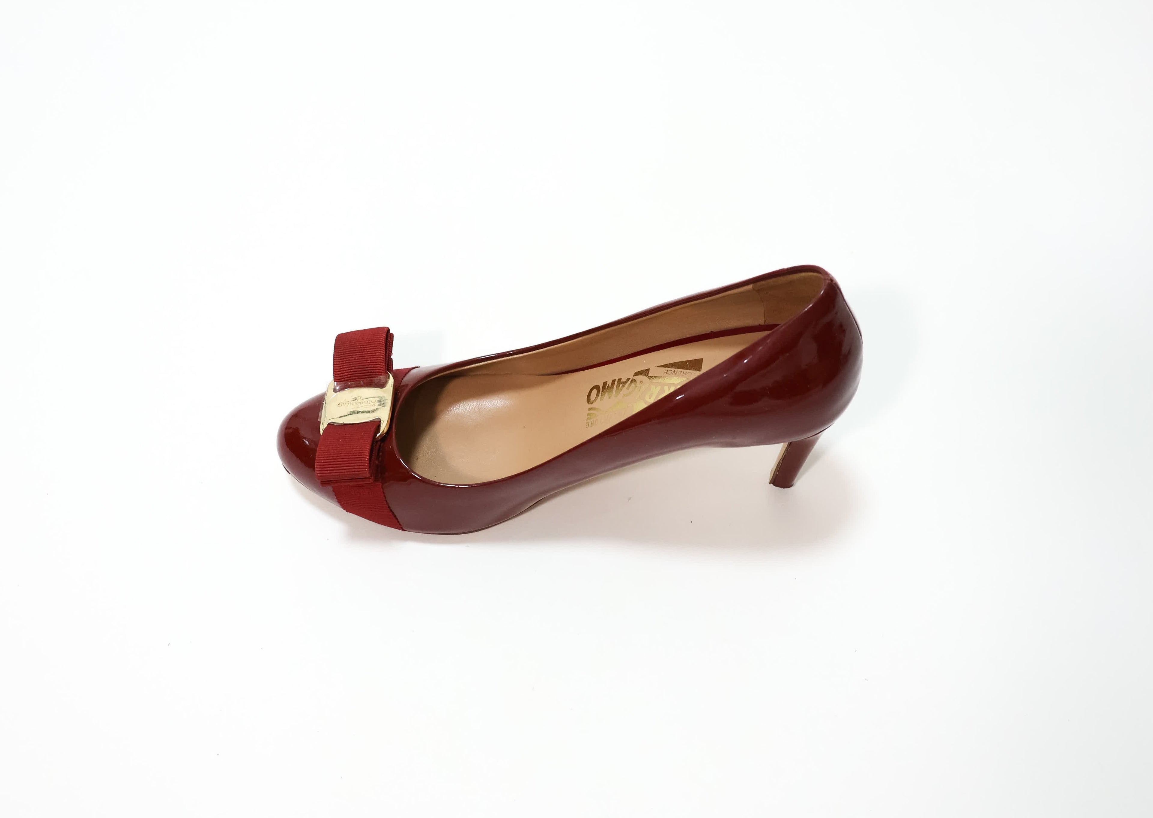 Ferragamo Patent Leather Heels