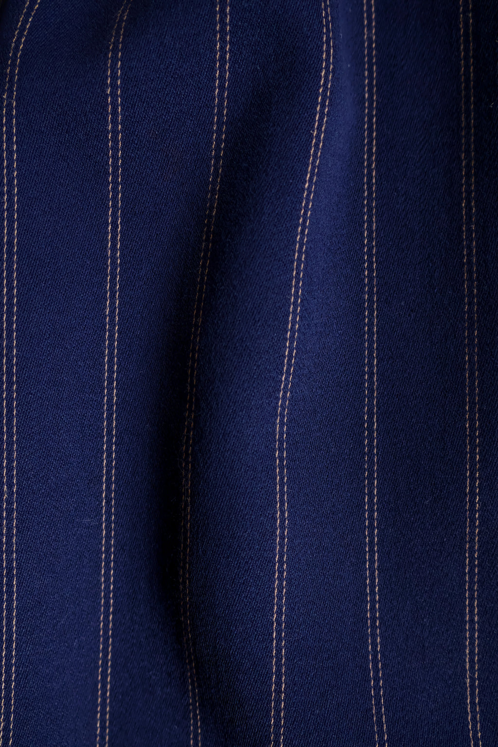 Classic Navy Pinstripe Wool Suit