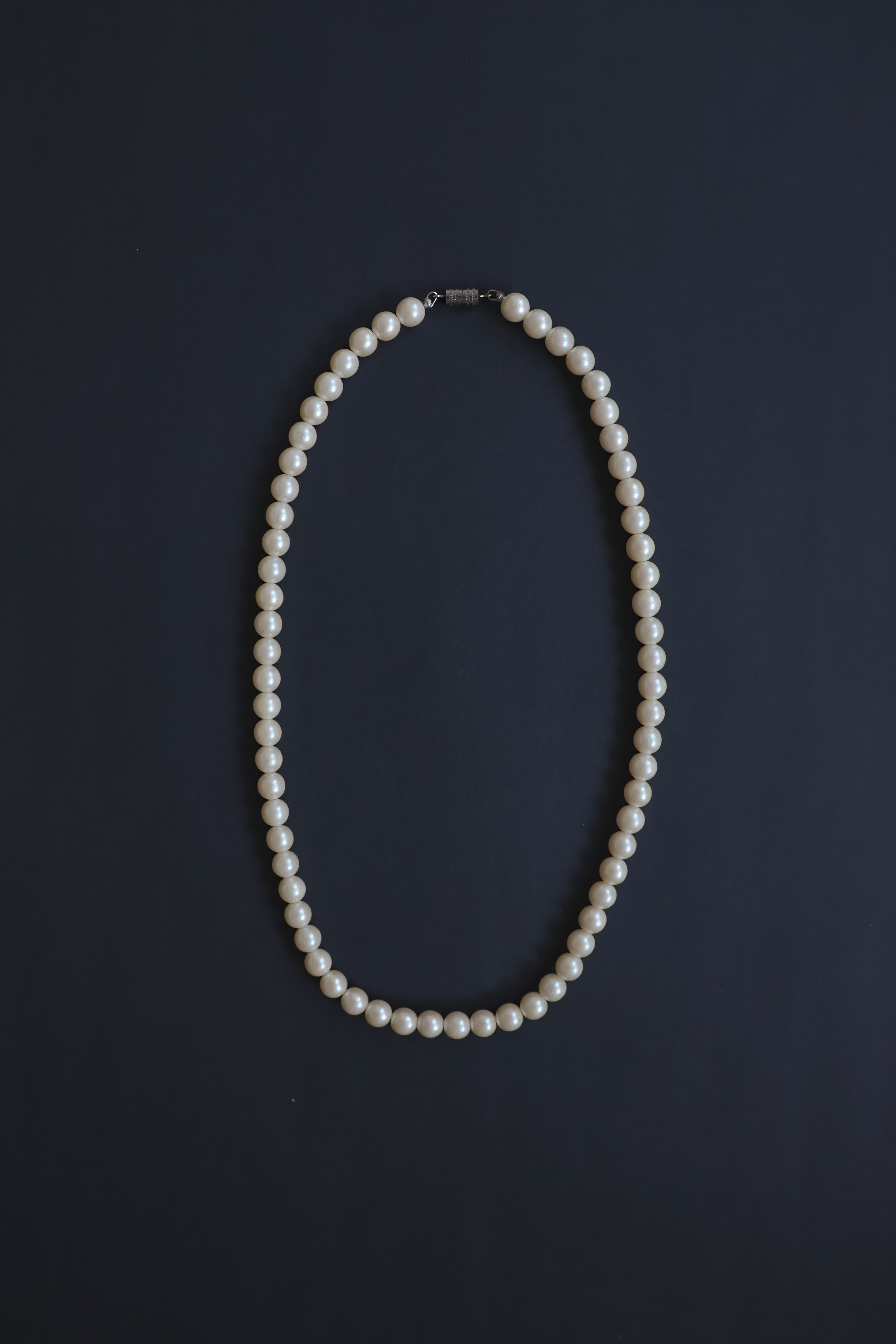 Classic Elegant 7mm Pearl Necklace | 43cm Choker Length