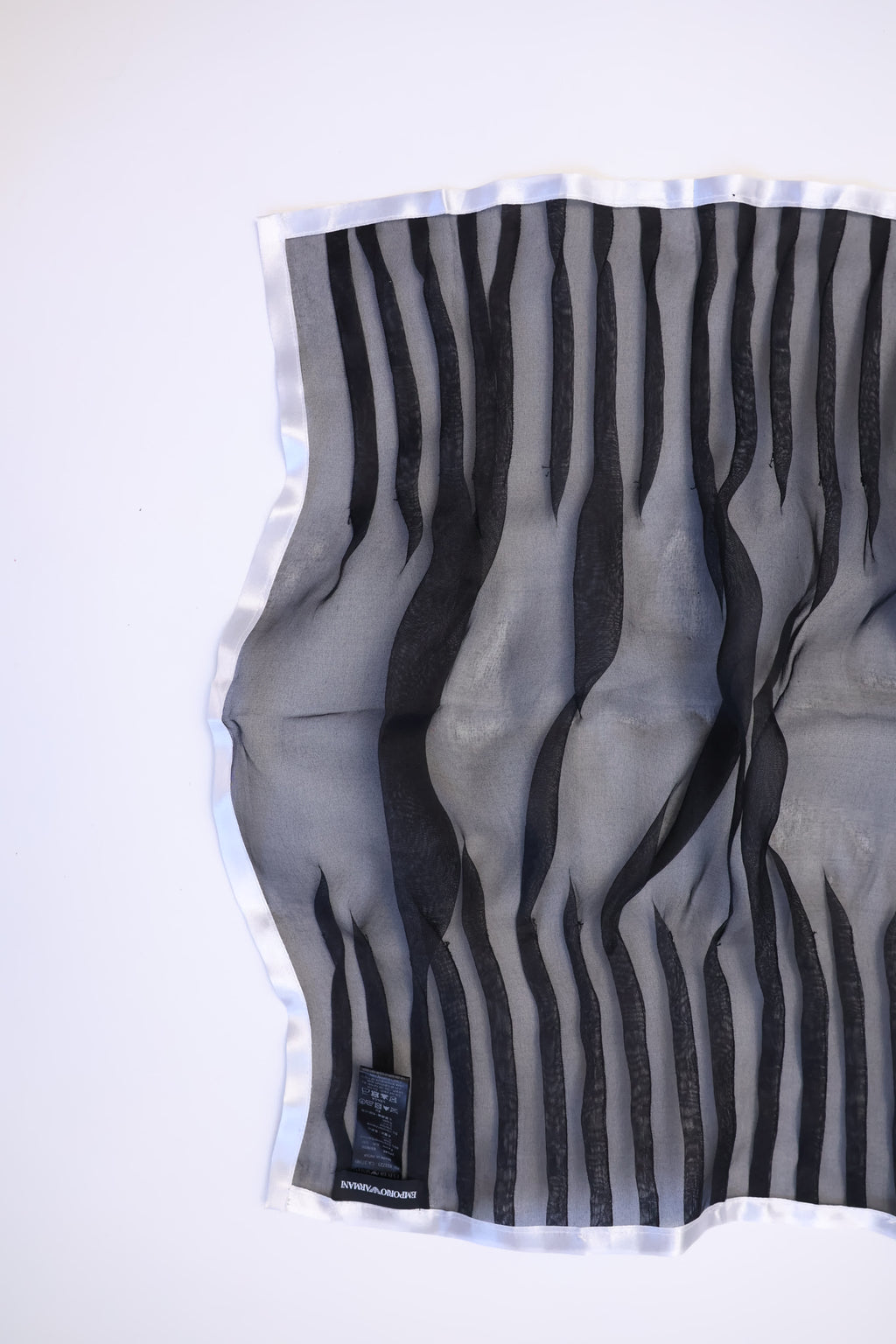 Armani Silk Structure Scarf