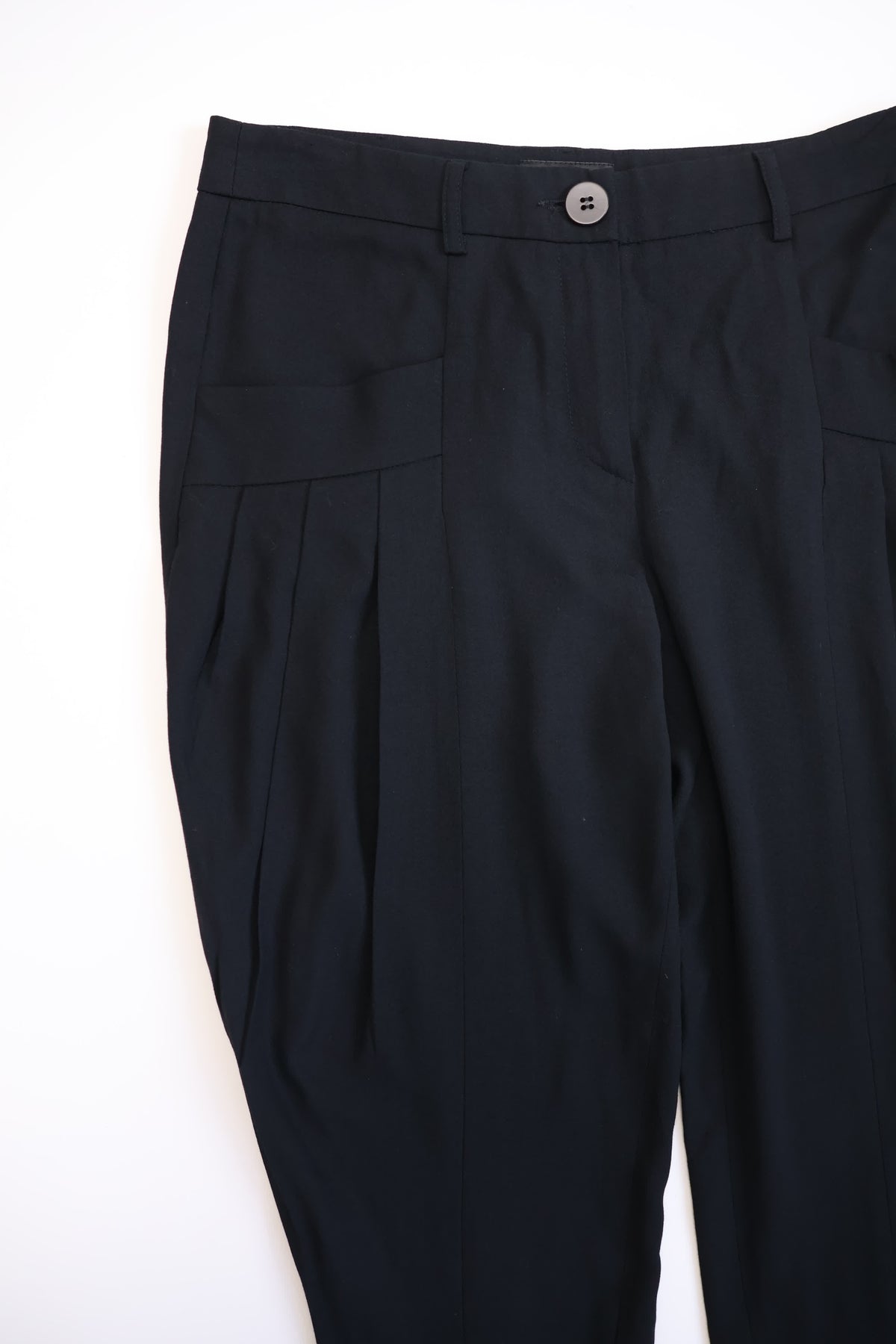 Emporio Armani Black Tapered Pants
