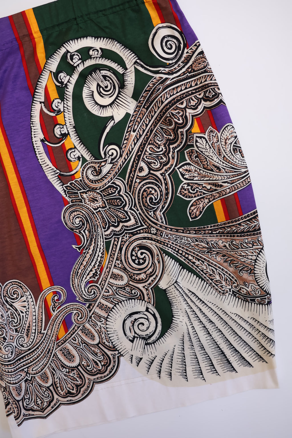 Gianfranco Ferre Cotton Vintage Print Skirt