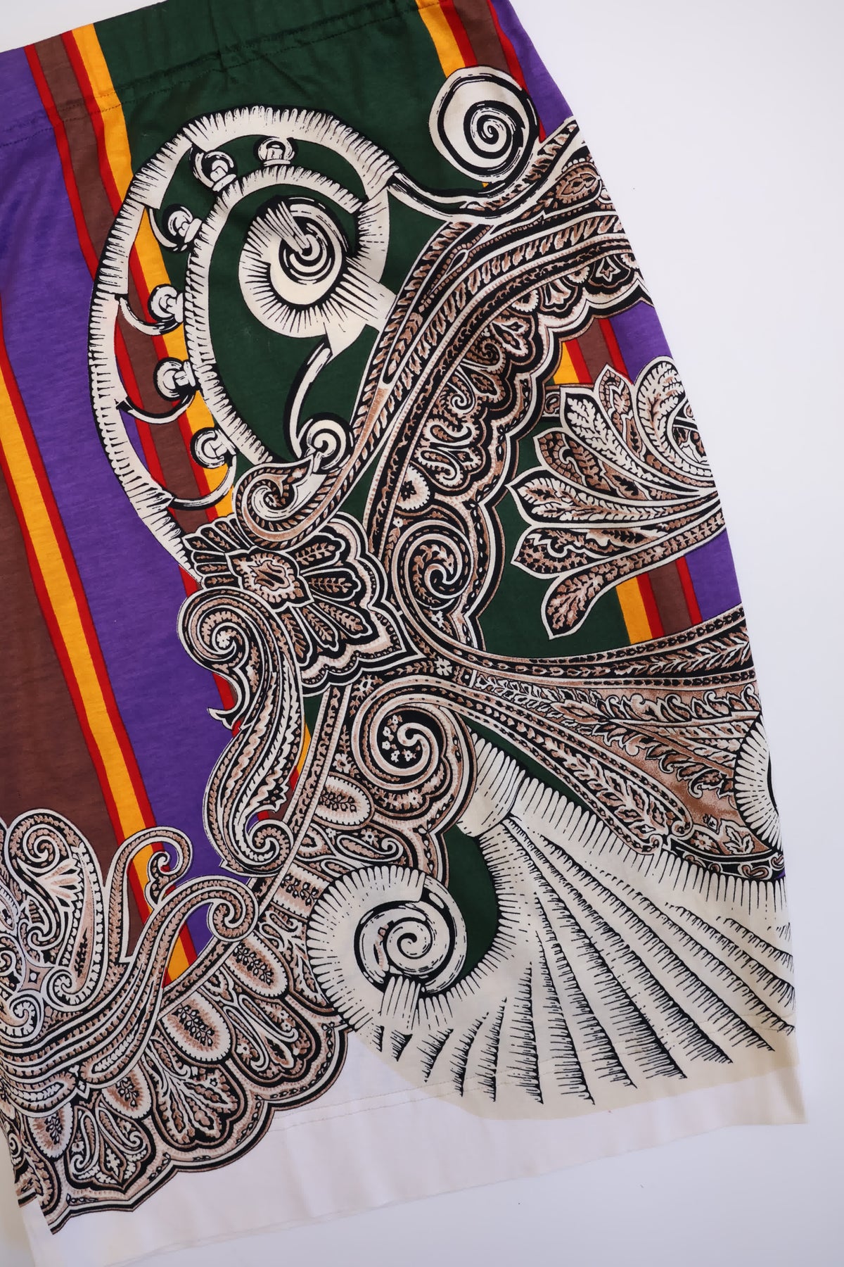 Gianfranco Ferre Cotton Vintage Print Skirt