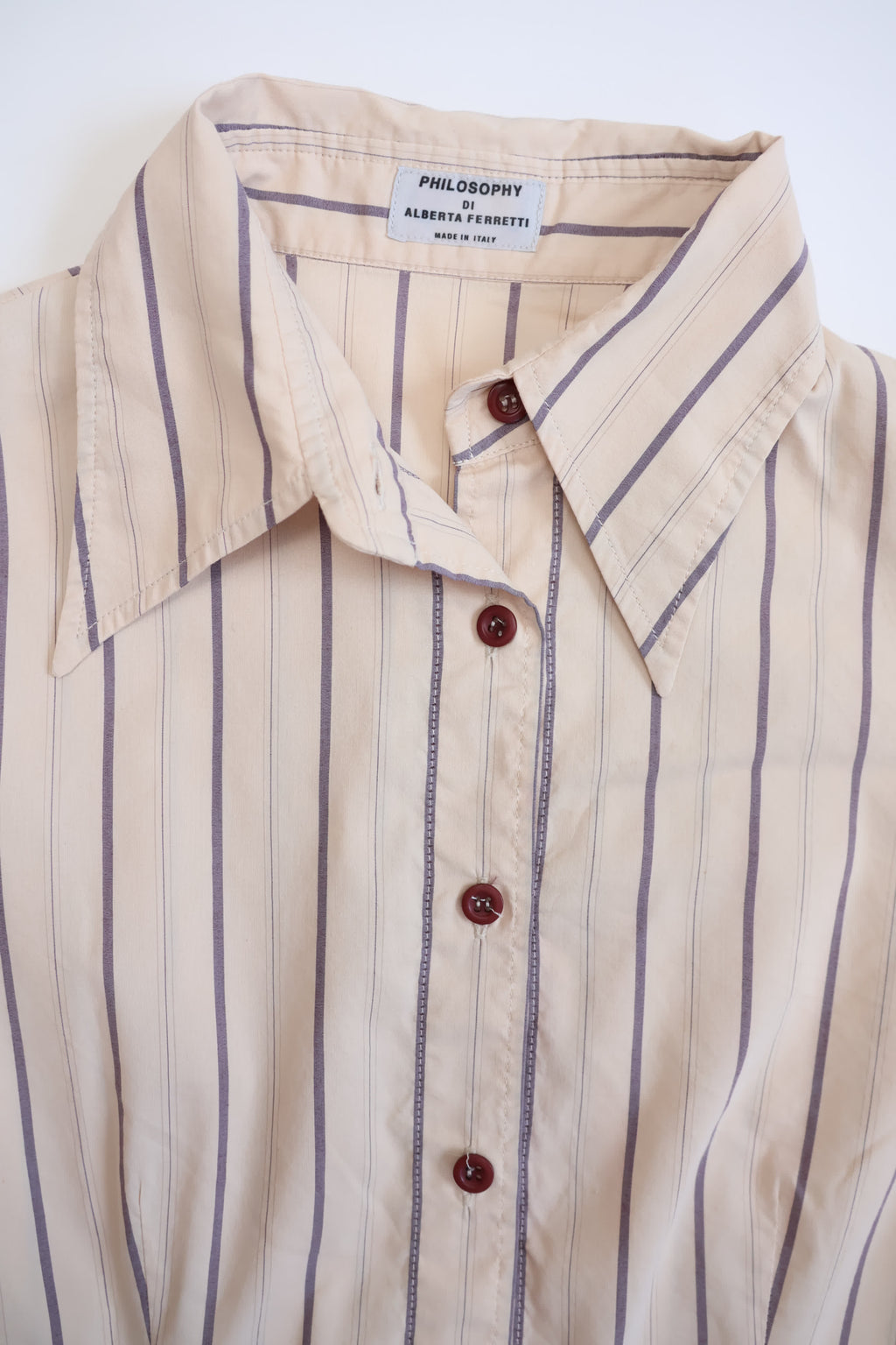 Philosophy di Alberta Ferretti Collar Piece Shirt